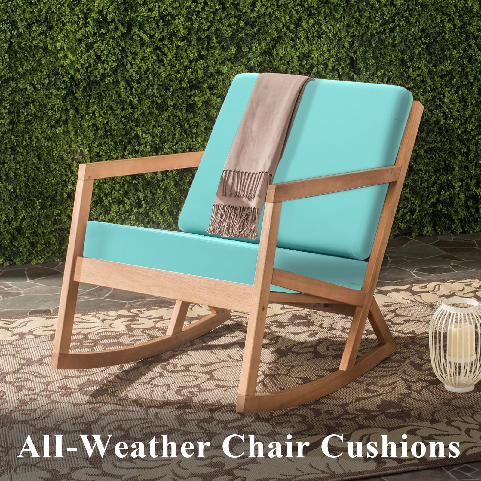 Outdoor Cushions Favoyard Outdoor Seat Cushion Set 22 X 22 Inch