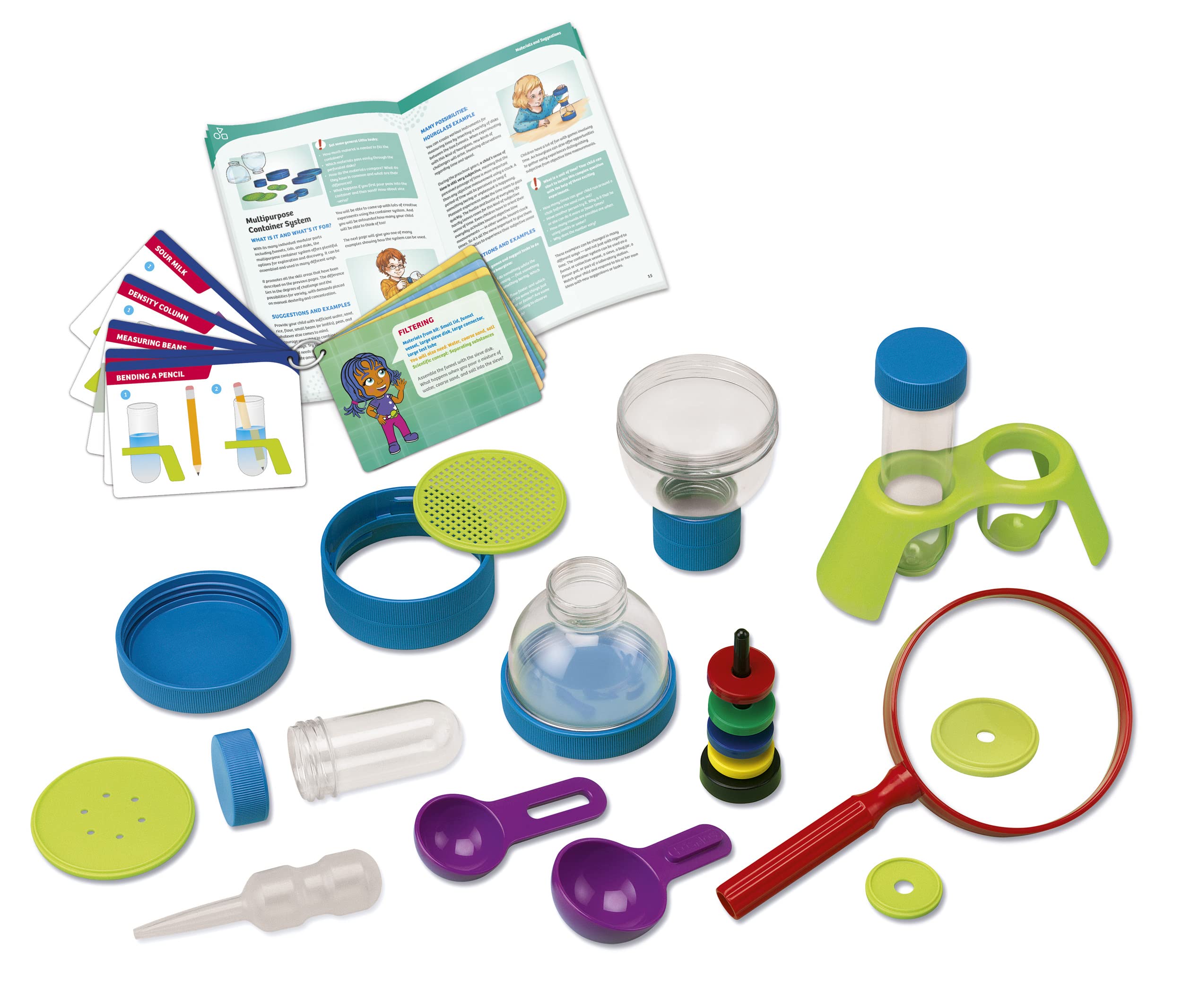 Thames & Kosmos Kids First Science Laboratory STEM Experimentierset für Vorschulkinder, junge Lernende ab 3 Jahren, inkl. langlebigen, bunten, wissenschaftlichen Werkzeugen aus Kunststoff für eine