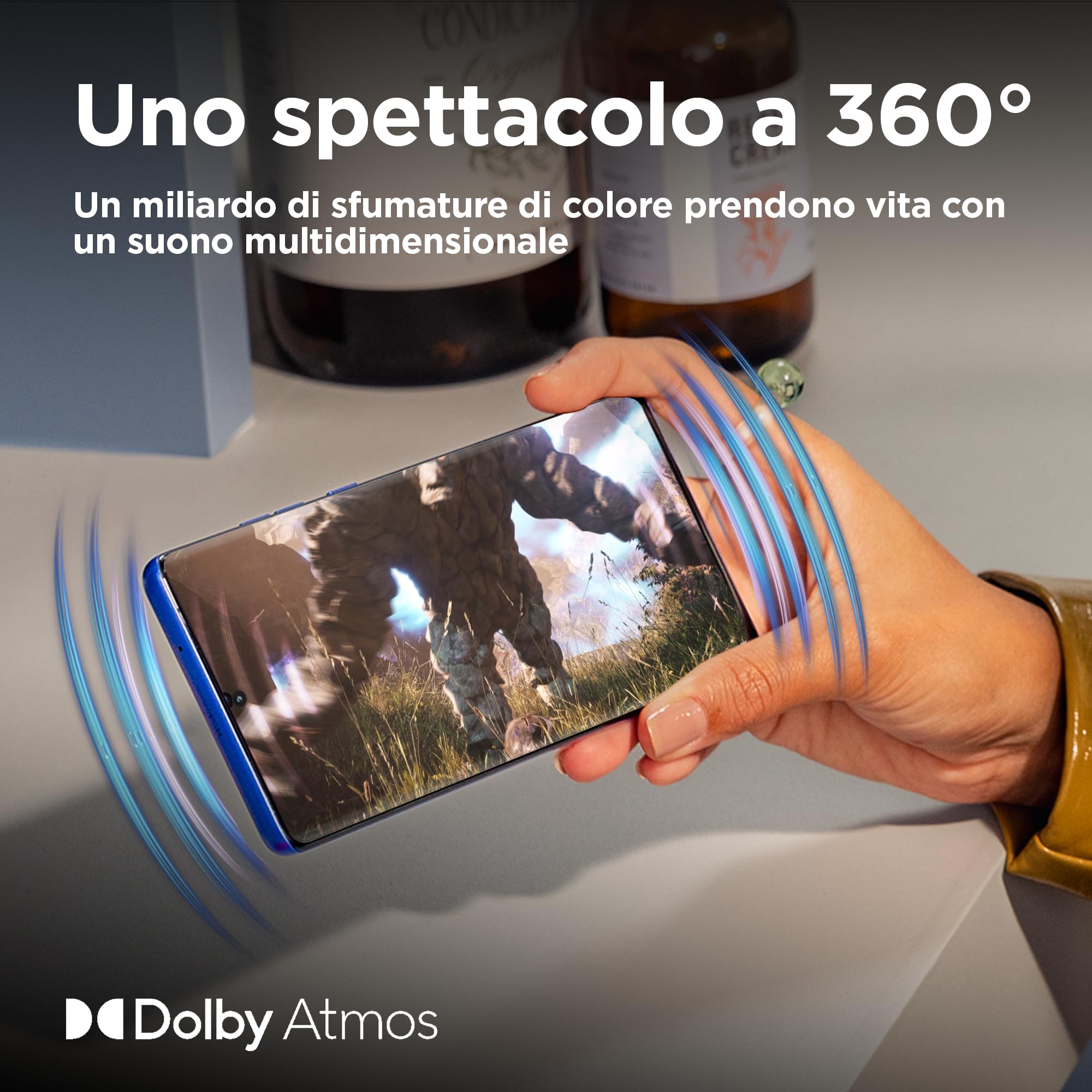 Motorola Moto g85 5G (12/256GB, Display 6.67'' pOLED FHD+ HiD 120Hz, Snapdragon 6s Gen 3, Doppia camera 50+8MP, batteria 5000mAh, Dual SIM, Android 14), Gadget Grey