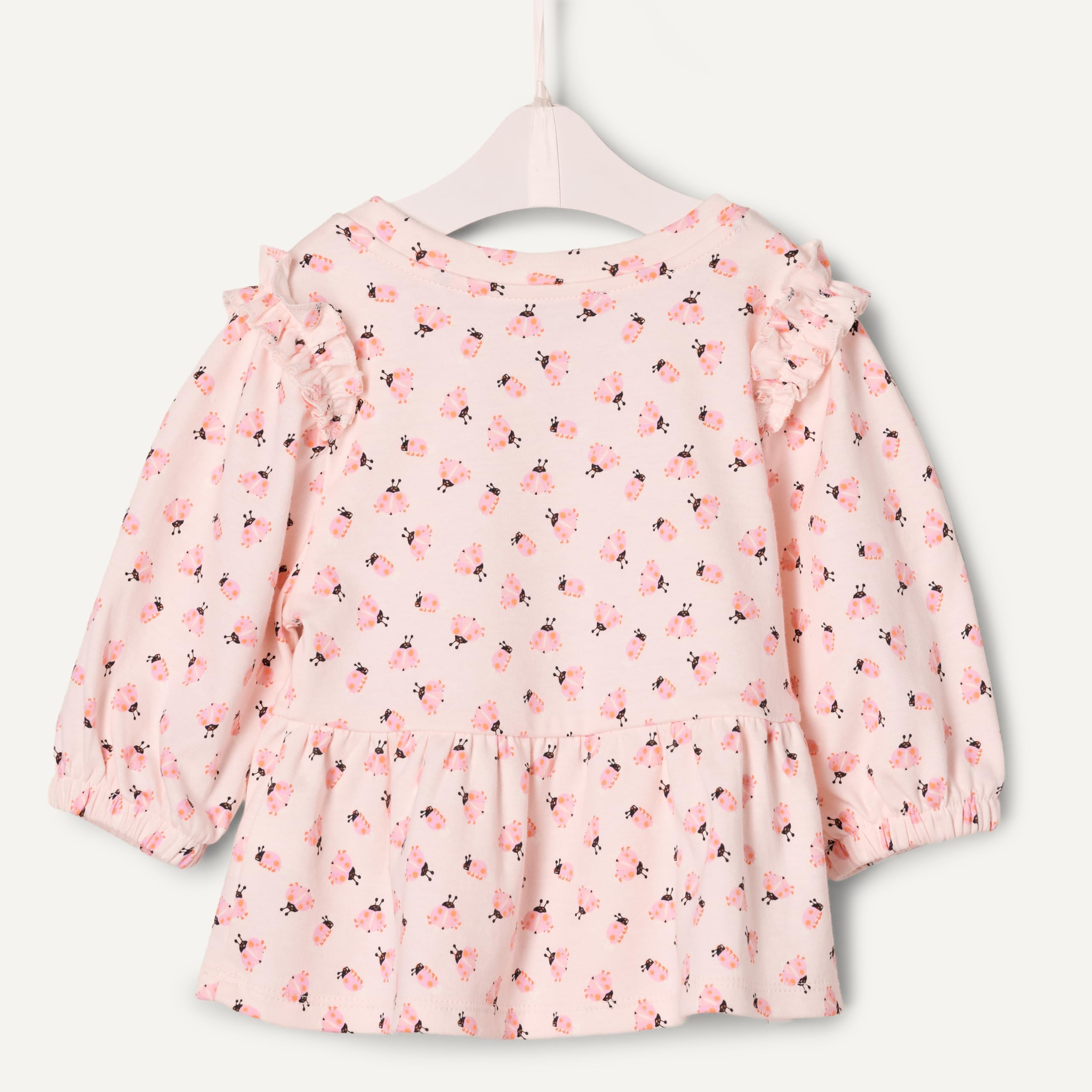 Amazon Essentials x Sofia Grainge Baby und Mädchen Strickoberteil mit 3/4-Ärmeln, 2er-Pack