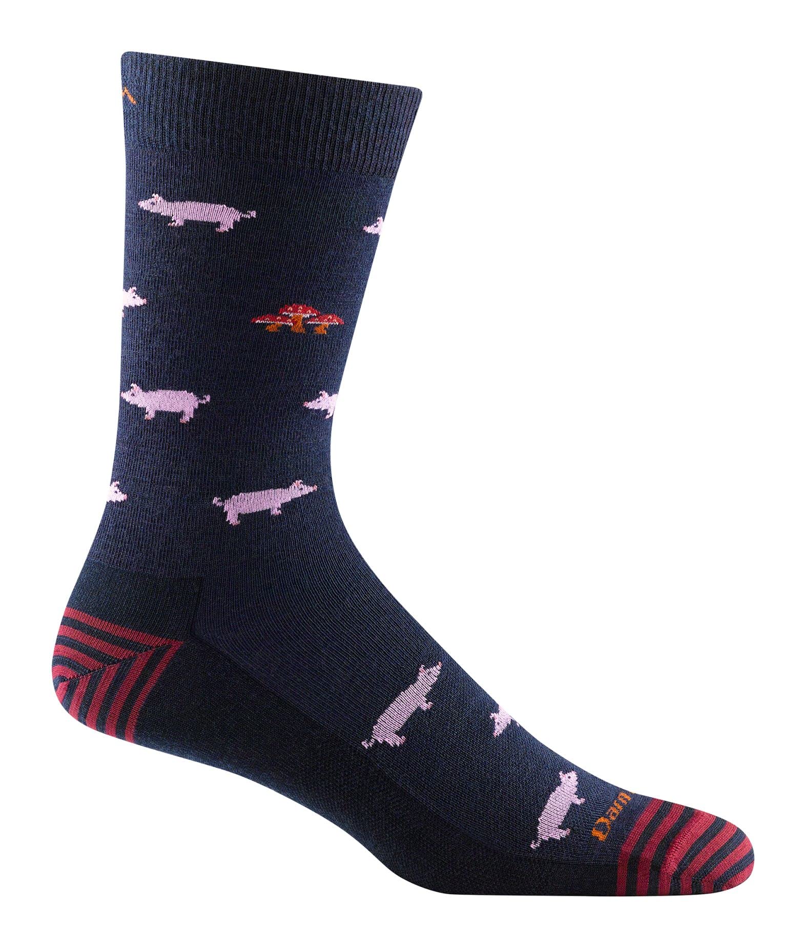 Darn Tough (6092) Men's Lifestyle Truffle Hog Crew Lightweight Sock