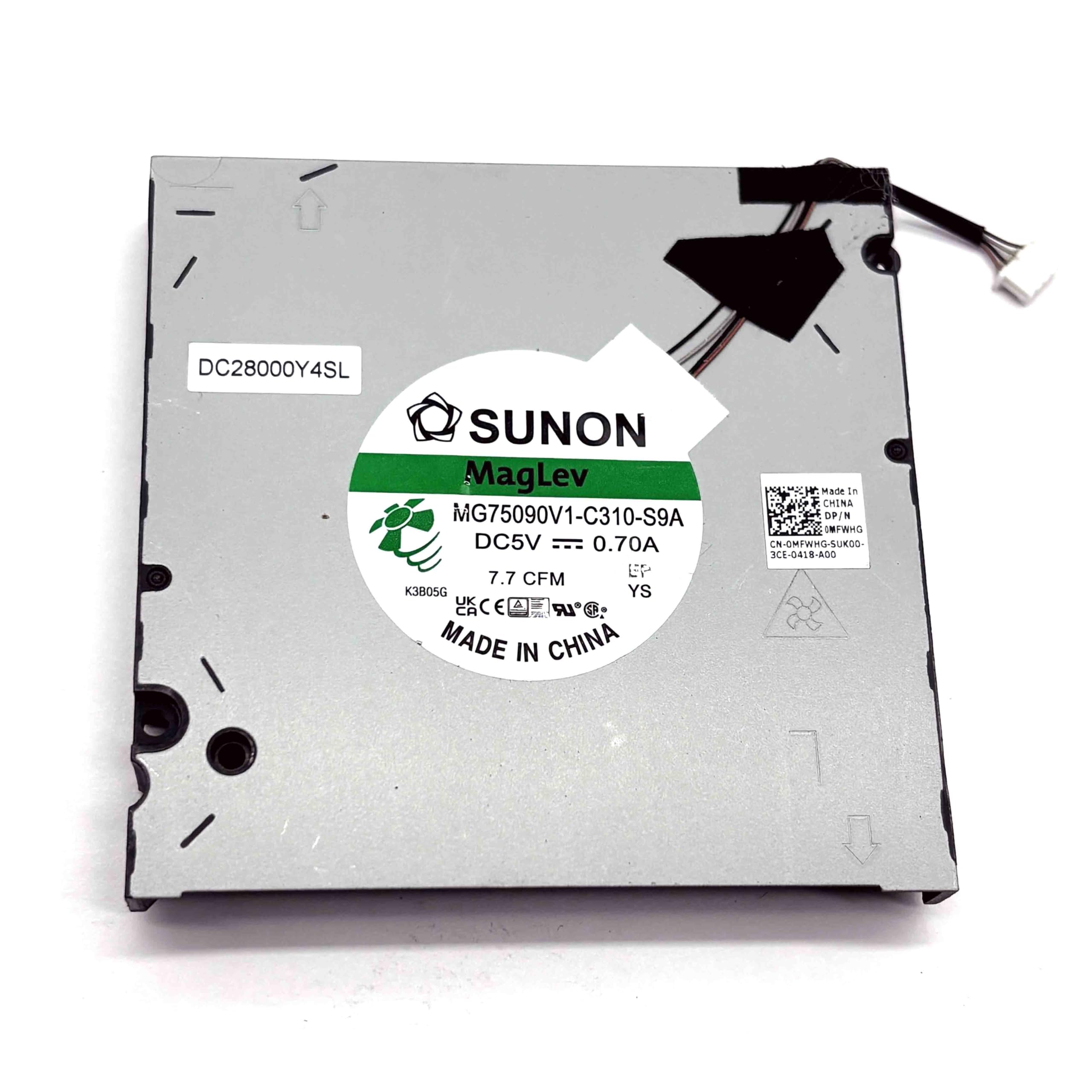 BestParts Ventilador de refrigeración de repuesto para DELL Precision 16 7670 Performance Base, P/N: 0MFWHG MFWHG (solo para Performance Base Series)