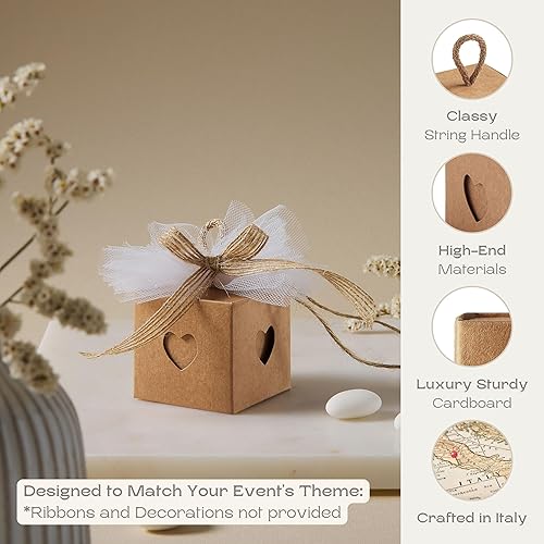 Miniatura 3 de Paquete de 25 cajas de regalo para regalos (6.49 x 4.33 x 1.57 pulgadas)  Cajas de almohada ideales para cajas de regalo de boda o Navidad