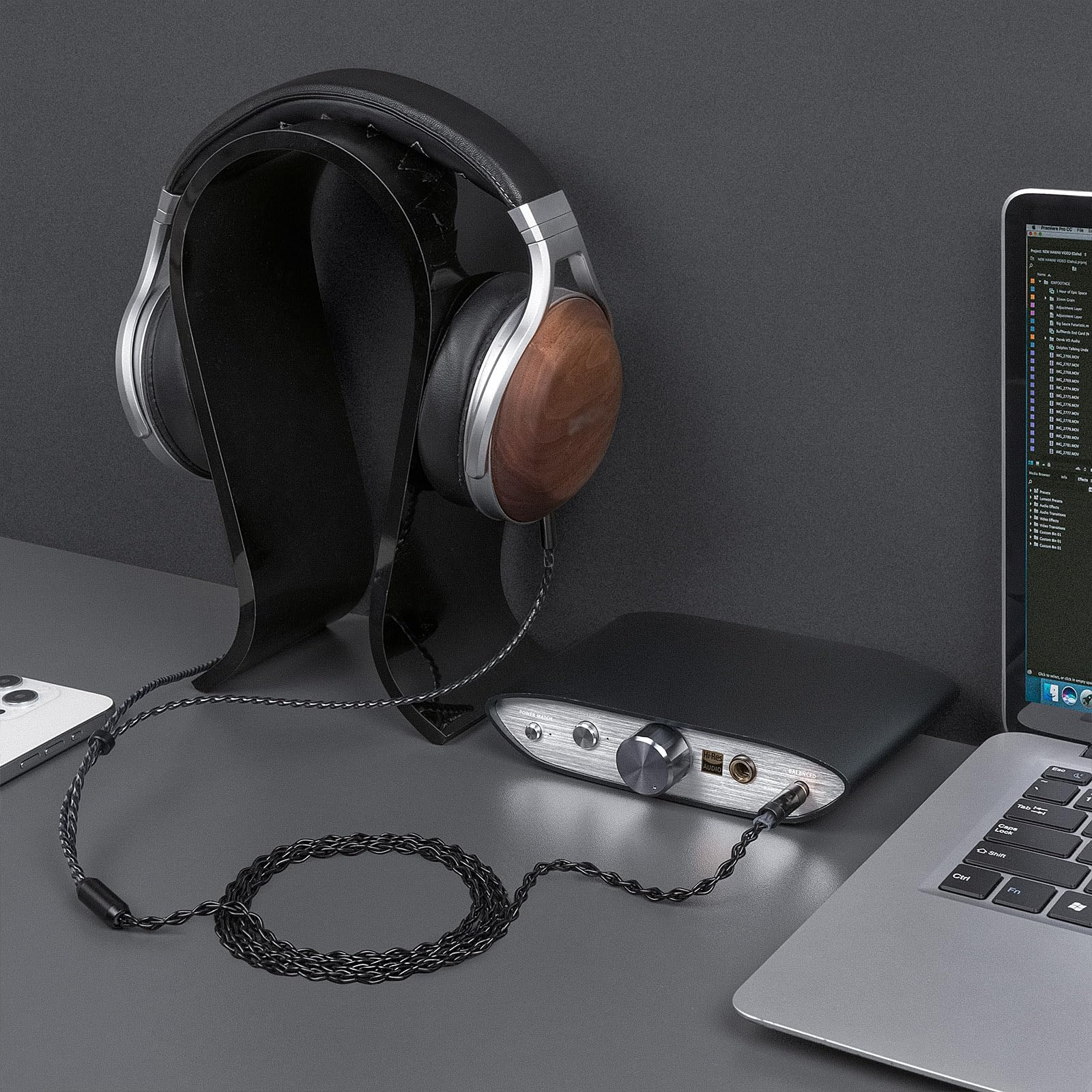 Linkidea Upgrade 6N Audiokabel für HIFIMAN Edition XS, SUNDARA, Arya, HE400SE, Ananda, Denon AH-D7200 Kopfhörer, Ersatz-Kopfhörerkabel (4,9 Fuß/1,5 m) (4,4-mm-Stecker)