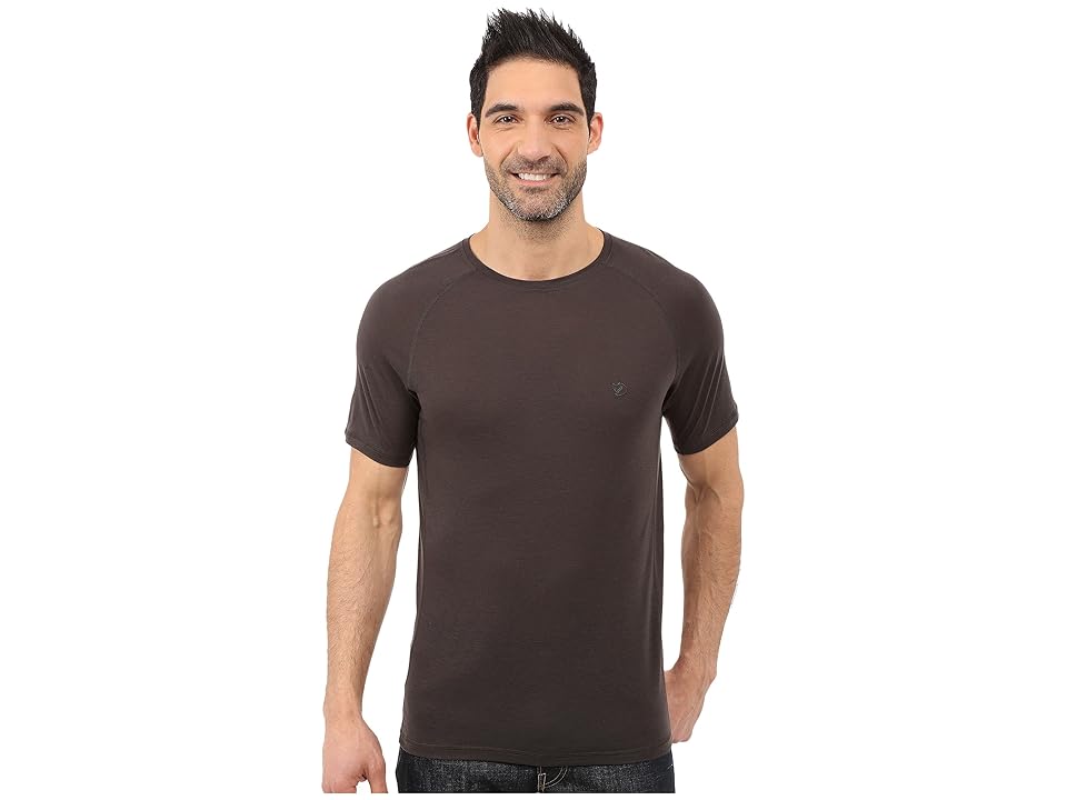 

Fjallraven Abisko Trail T-Shirt (Dark Grey) Men's T Shirt, Gray