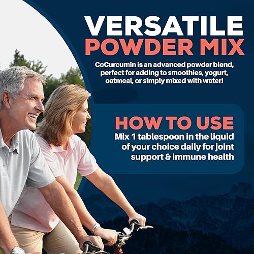 Miniatura 5 de Ayush Herbs Cocurcumina en polvo, músculo altamente absorbible, apoyo articular y cognitivo, 5.2 onzas
