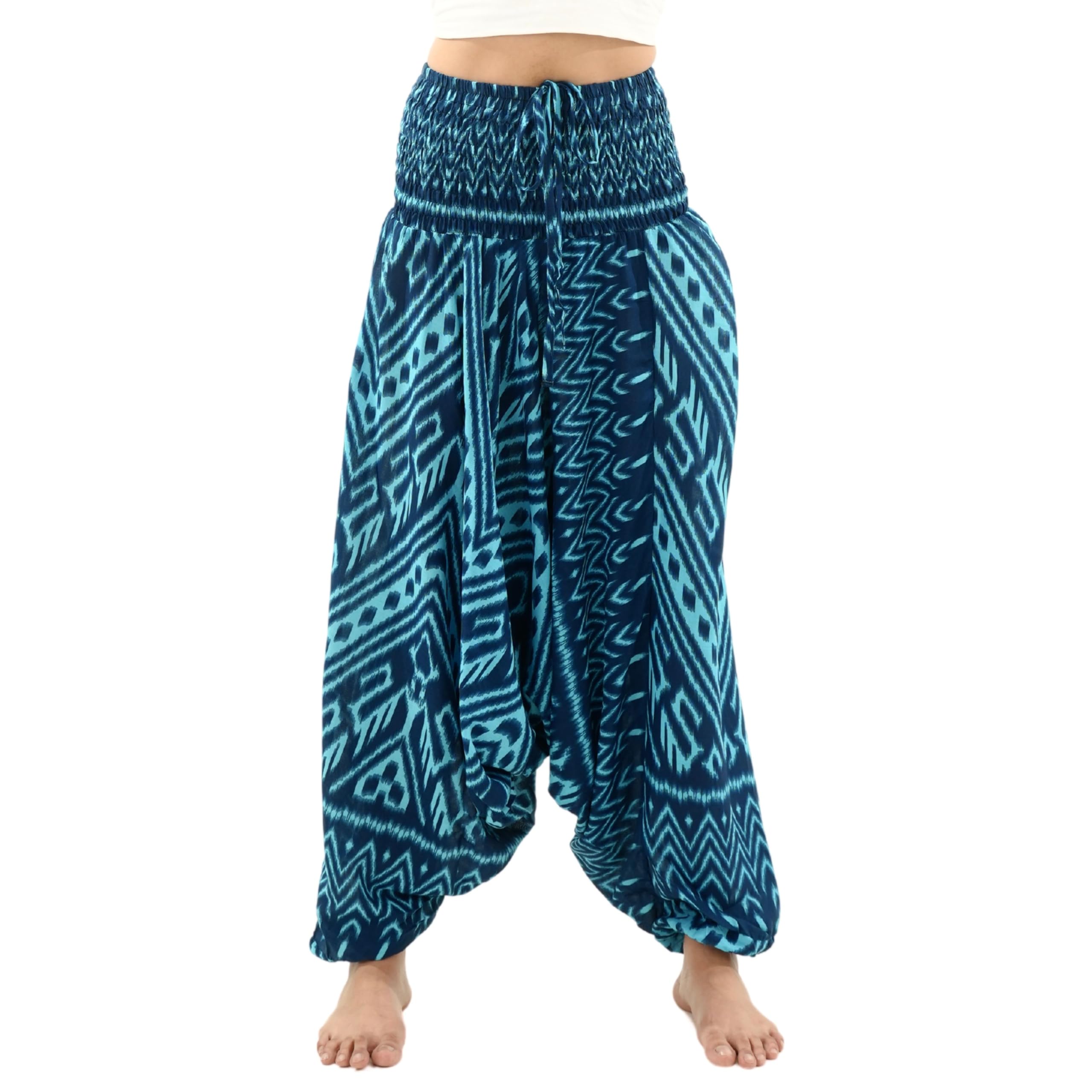 Panasiam Unisex Blue Aladin Pants Kiowa, L