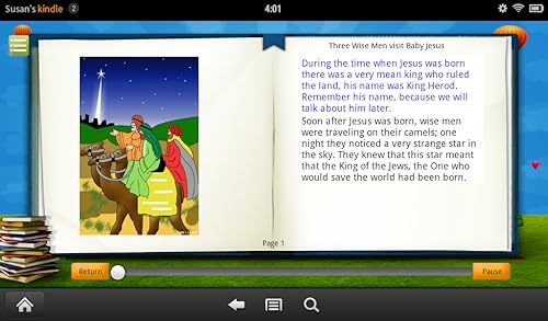 Three Wise Men visit Baby Jesus