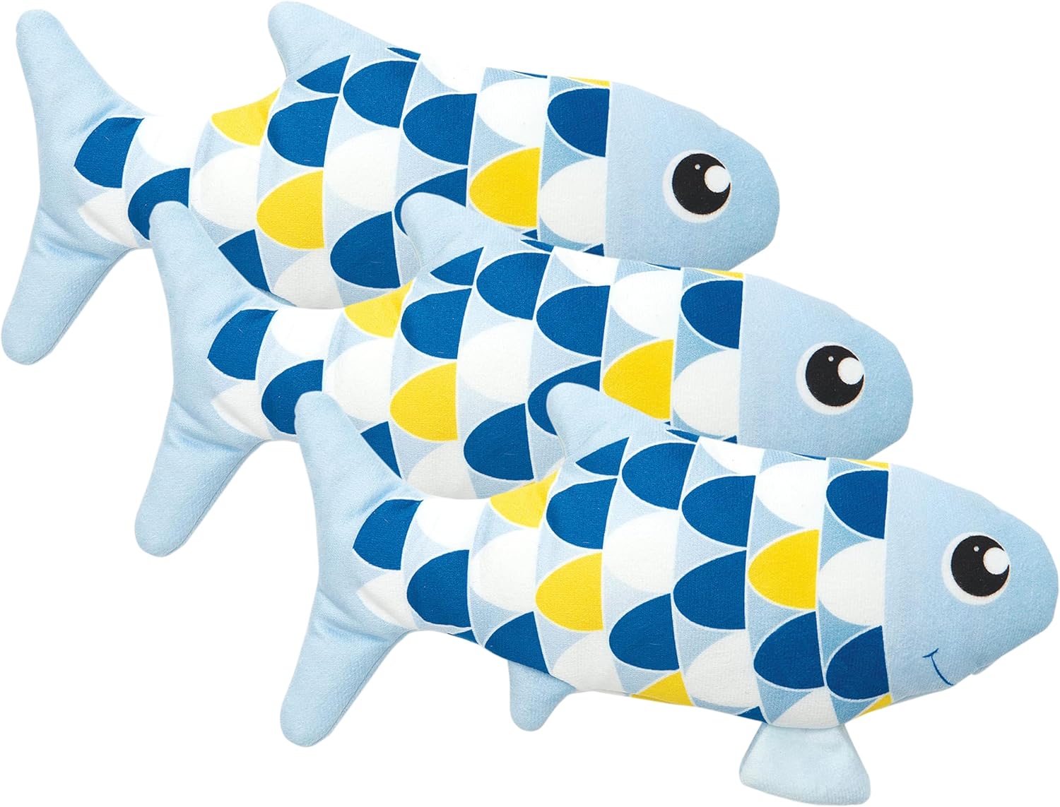 Catit Groovy Fish Interactive Cat Toy with Catnip, Blue