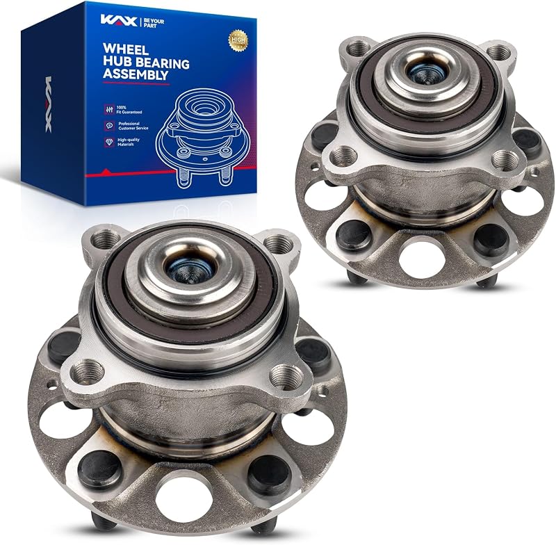 Cubo e rolamento de roda traseira KAX 512353 para Honda Accord e Acura TSX