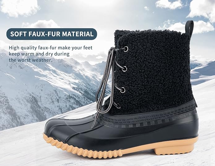 Winter Snow Boots Waterproof Insulated 