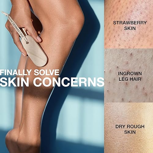Miniatura 2 de Exfoliante para piernas y cuerpo: exfoliante profundo para tratamiento de piernas de fresa, tratamiento de cabello encarnado, potente removedor de