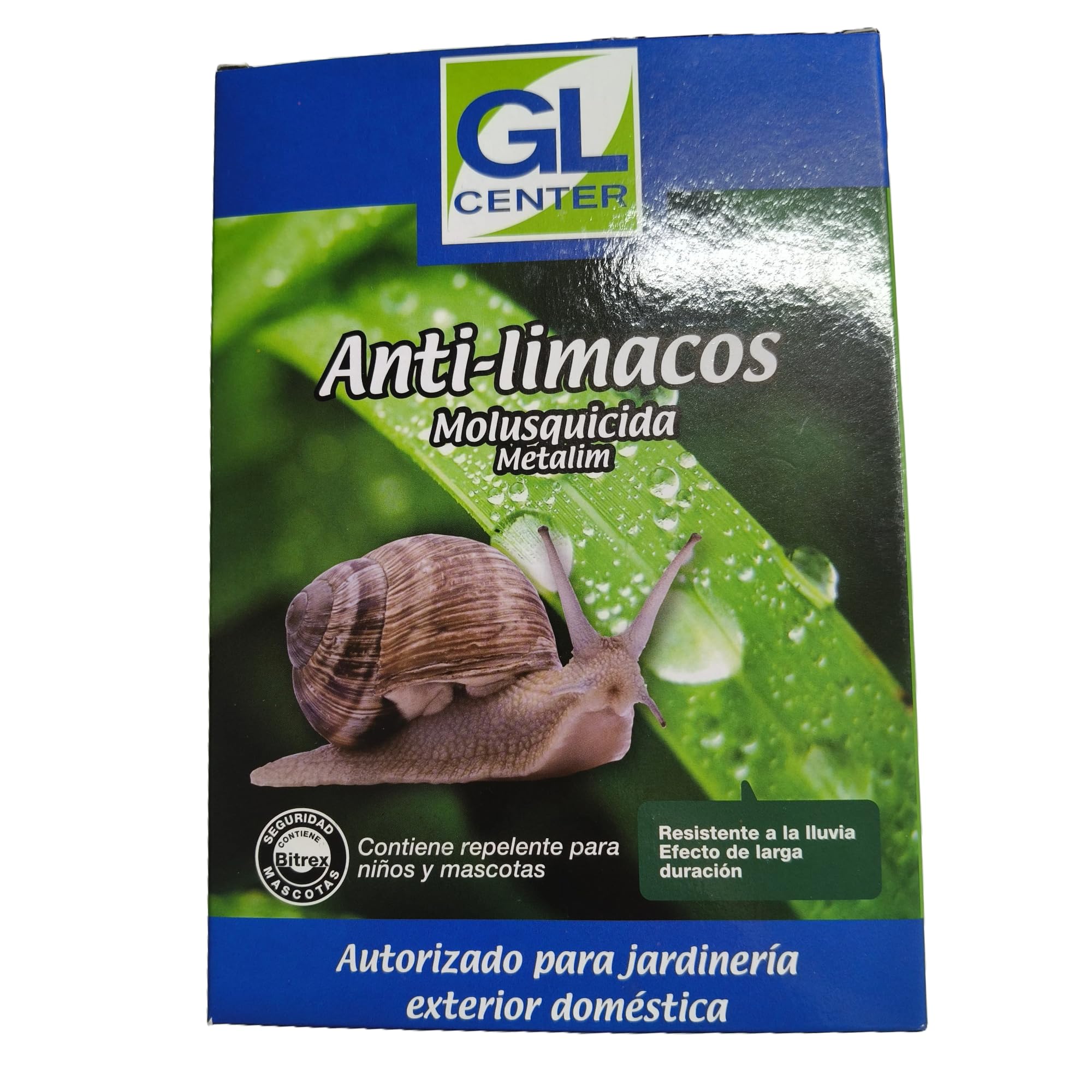 Genérico Antilimacos granulado 500gr. Anti Caracoles y babosas. Resistente a la Lluvia. Efecto Larga duracion. Listo para Usar.