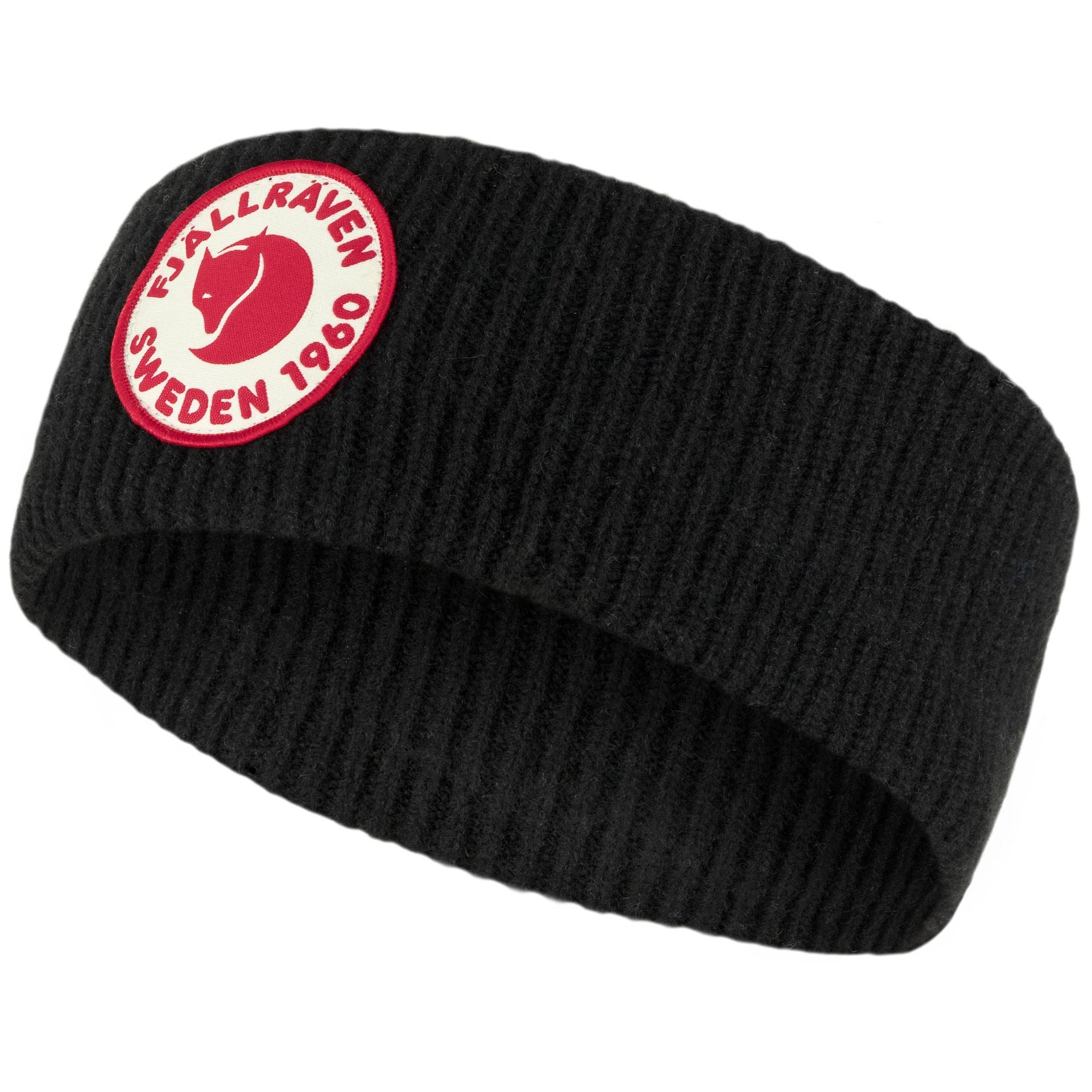 Fjallraven Unisex 1960 Logo Headband Hat, Black, One Size UK
