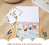 Melissa & Doug Libro de Pegatinas Buscar y Encontrar – Animales, Más de 400 Pegatinas y 14 Escenas para Colorear, Libro de Actividades de Pegatinas para Colorear y Emparejar, Juguetes de Aprendizaje Creativo para Niños de 4+ - Certificado FSC 3