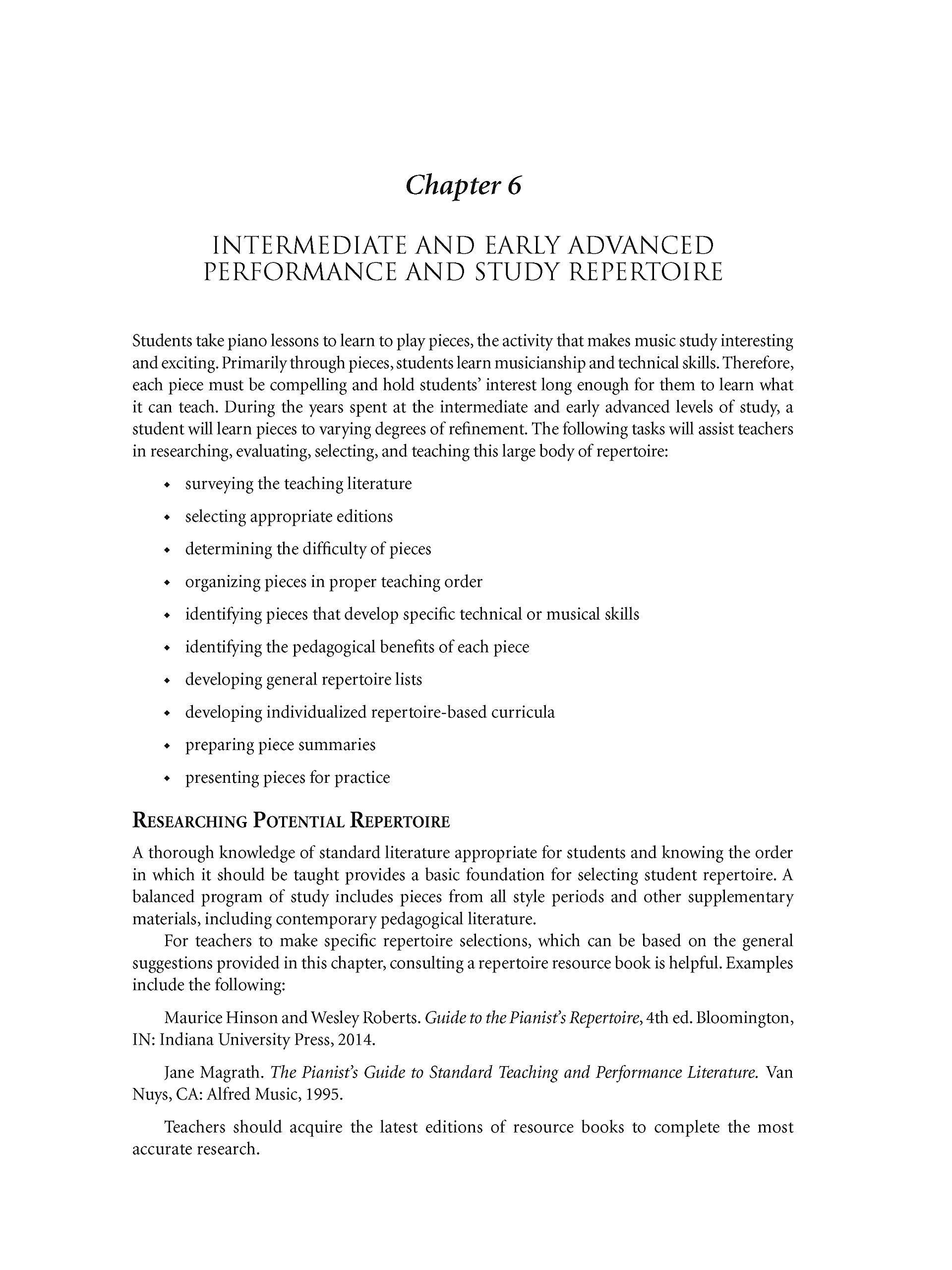 Professional Piano Teaching, Volume 2: A Comprehensive Piano Pedagogy Textbook; Volume 2 : Intermediate-advanced Levels