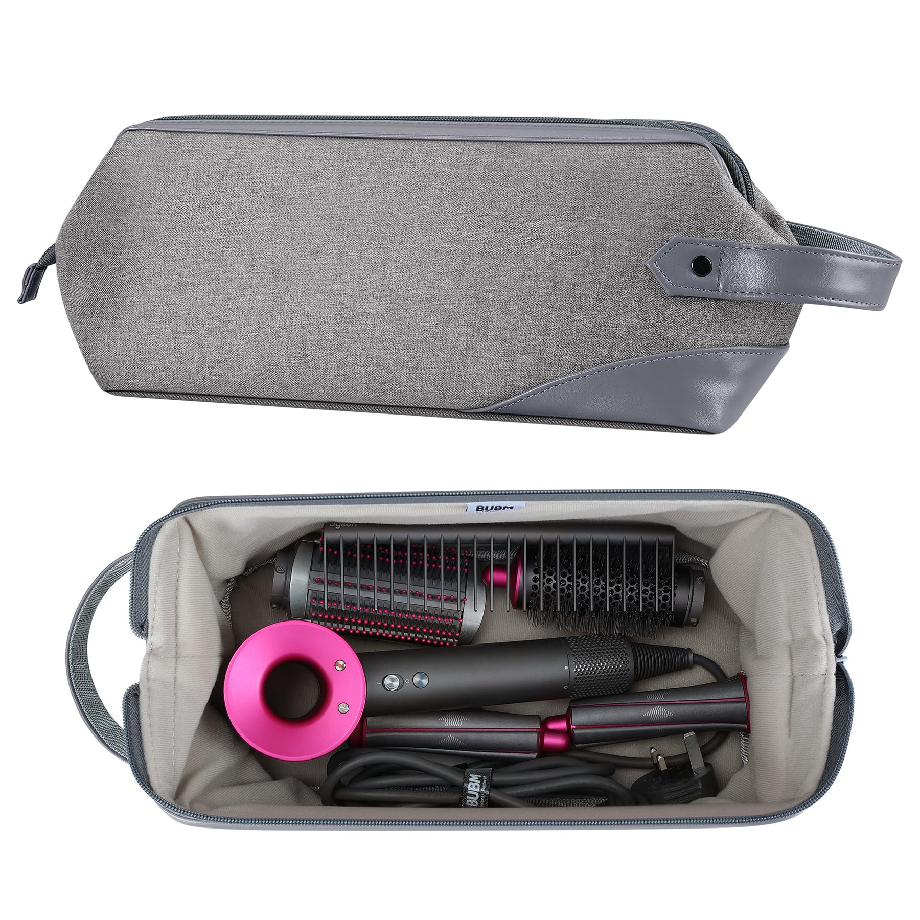 BUBM Hair Tools Travel Bag for Shark Flexstyle Carrying Case Portable Shark Hair Air Wrap Dryer Case Waterproof Dustproof Flat Curling Iron Travel Organizer