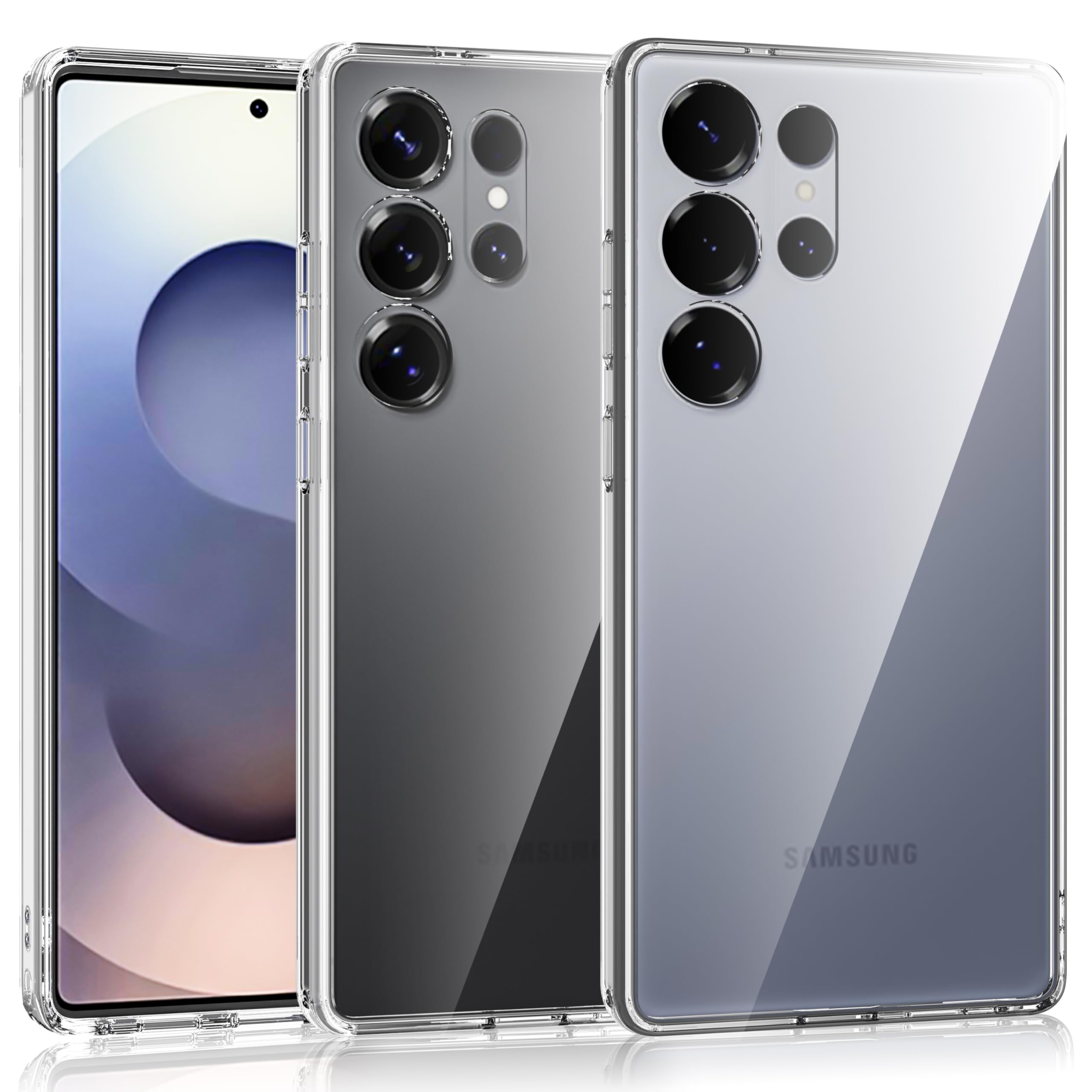 Amazon.co.jp: ORANGA Galaxy S25 Ultra ケース クリア 耐衝撃 TPU+PC 