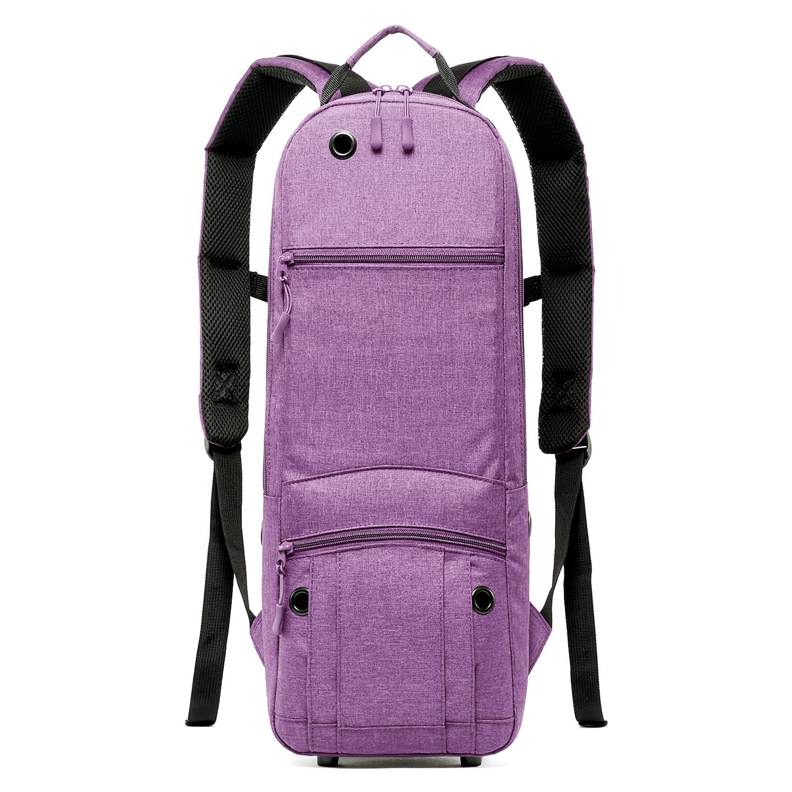 iGuerburn Oxygen Tank Backpack Size D, Portable Oxygen Backpack for D/M15 JD/M22 Cylinder Bag O2 Tank Carrier Holder for Travel (Purple)