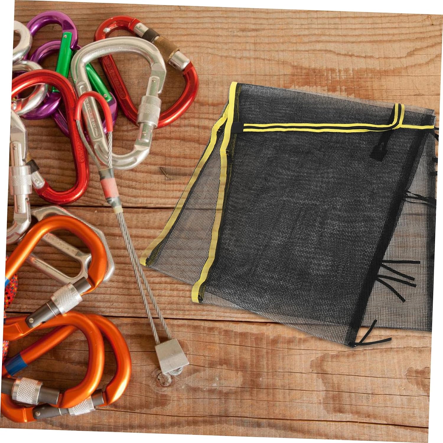 YARNOW Jump Trampoline Net Replacement Round Zipper Closure Protective Enclosure for Boys and Girls Trampolines Nylon Diameter Poles