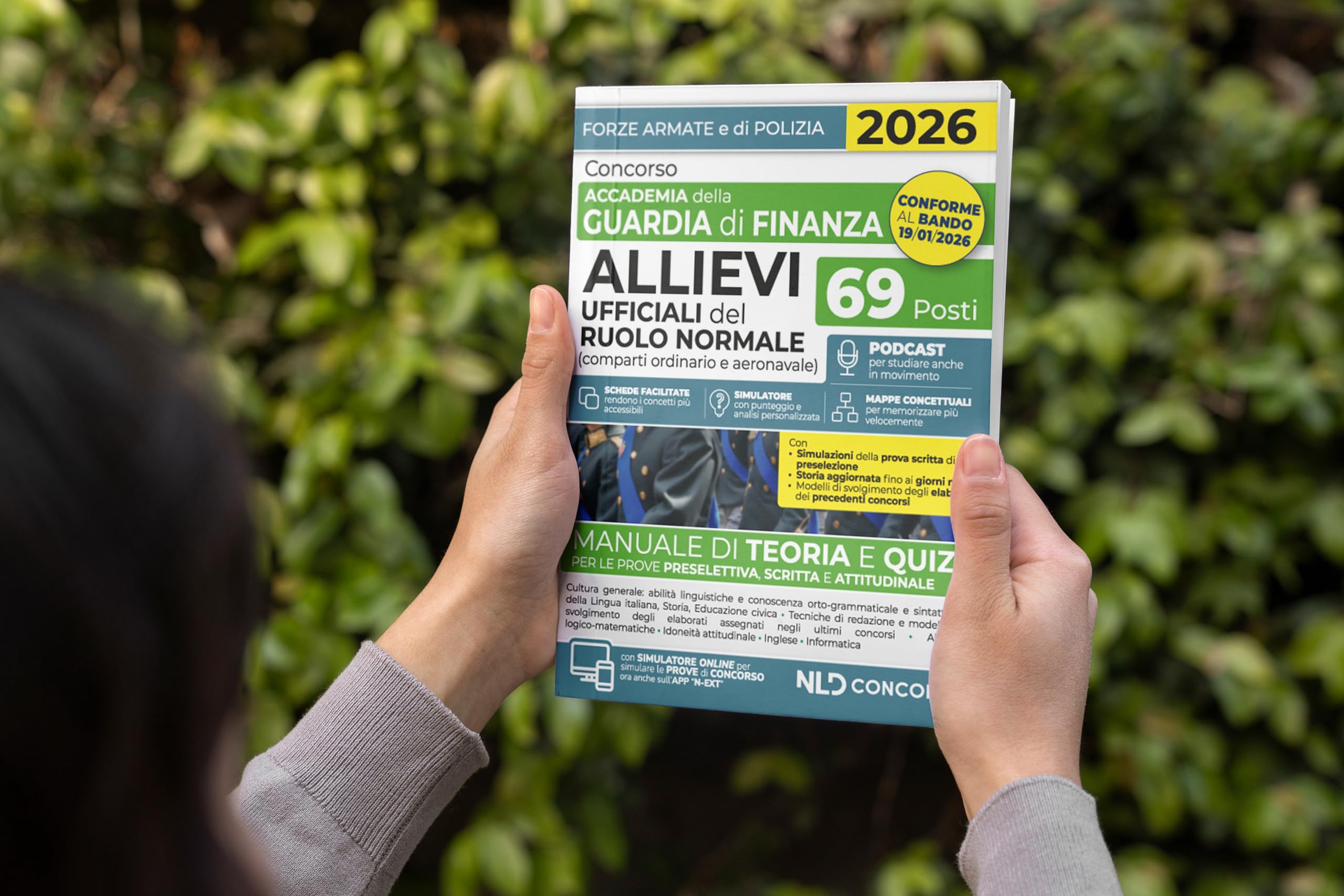 Concorso accademia della Guardia di Finanza 69 Allievi Ufficiali del ruolo normale. Manuale di teoria e quiz 2026