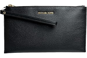 Jet Set Travel Pebbled Leather Wristlet for Everyday Glamour