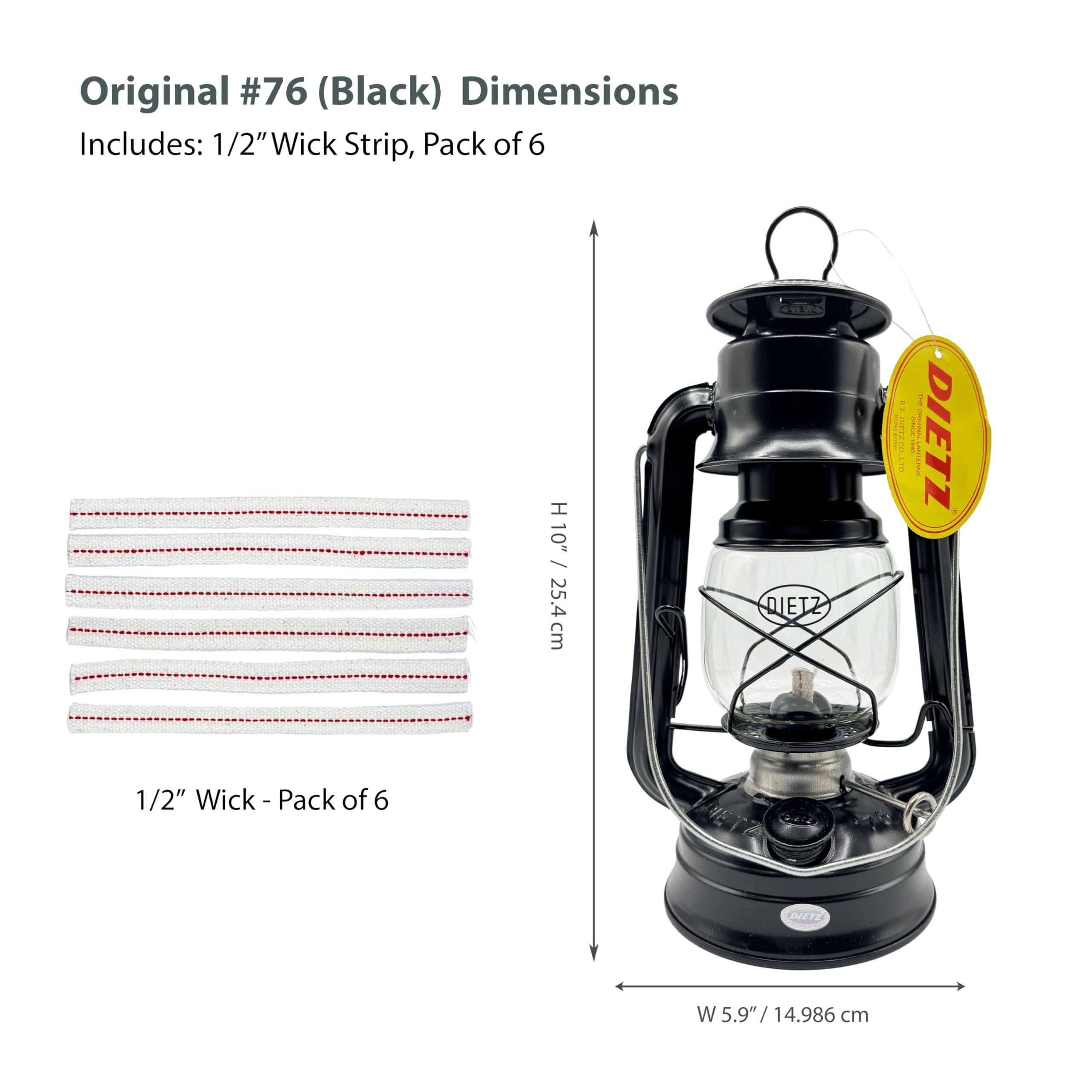 Amazon.com: Light of Mine - Dietz #76 Original Black Oil Lantern