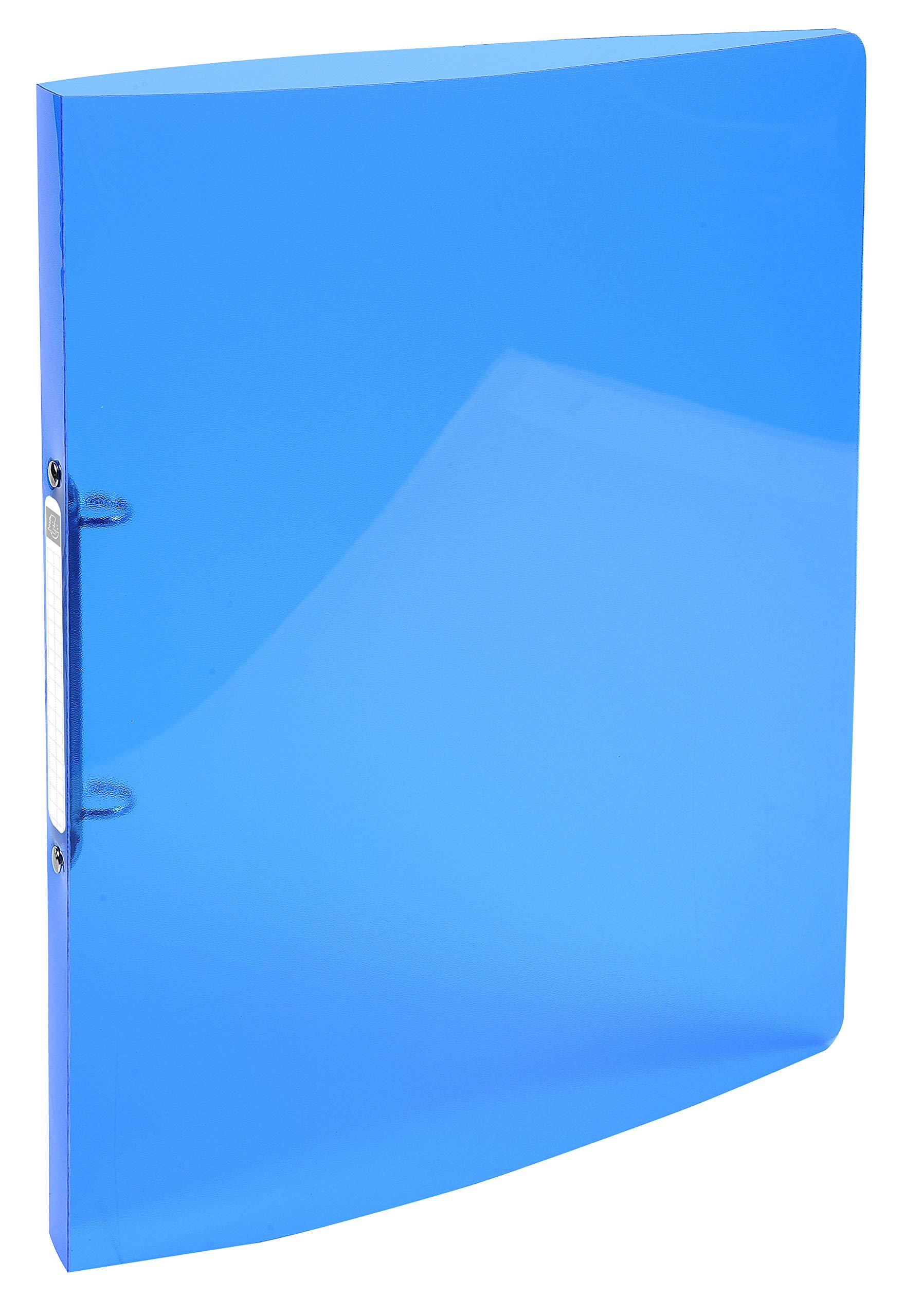 Exacompta - Ref. 54677E - Iderama flexible PP binder - 2 round rings, diameter 15 mm - Spine 20 mm - External dimensions: 32 x 25 cm - A4 file format - Colour: light blue