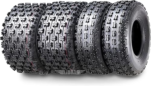 WANDA 4 neumáticos ATV Race 22x7-10 y 20x10-9 aptos para Honda TRX 250R 300EX 400EX 400X 450R