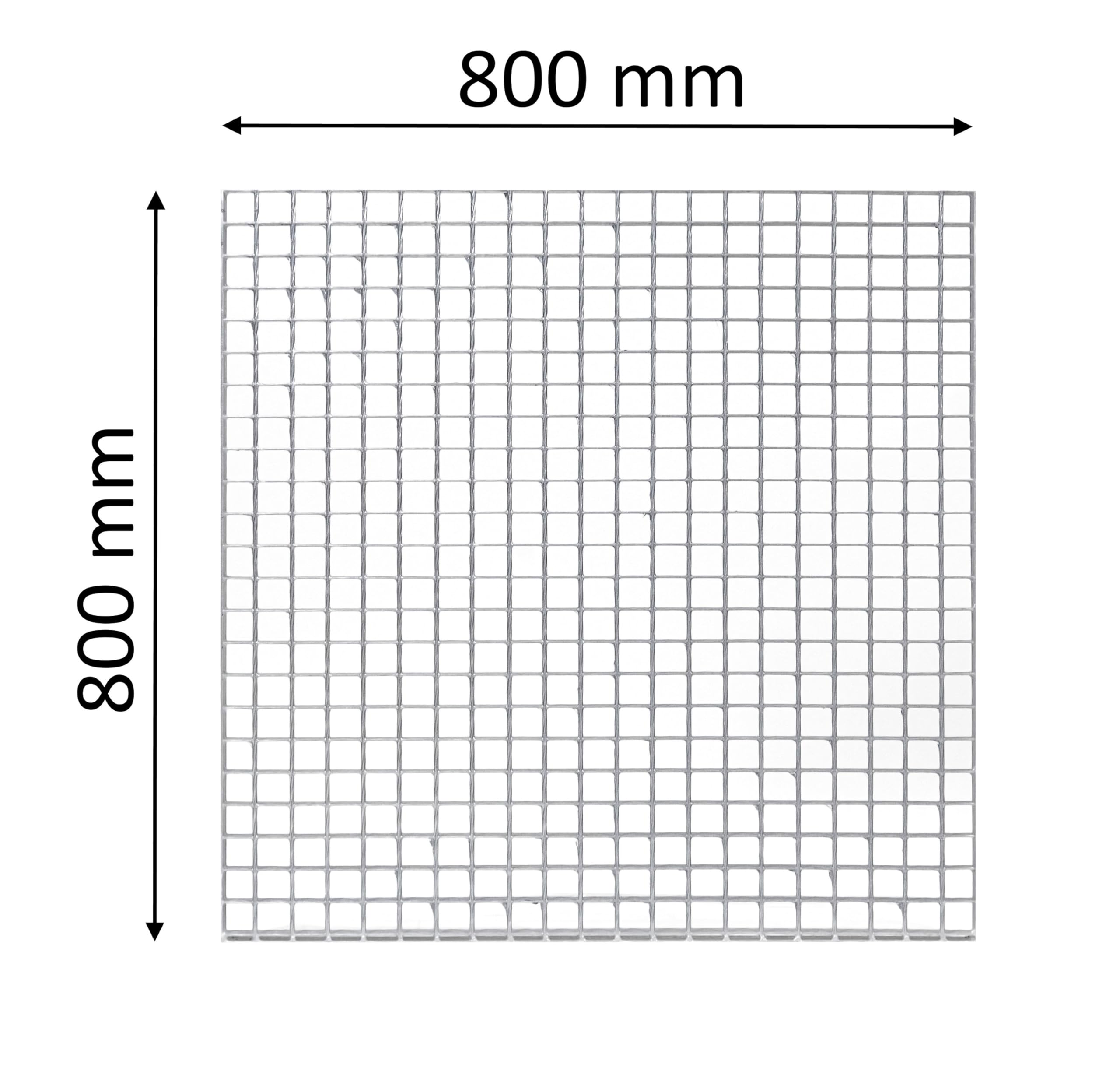Gitterrost L-800 B-800 mm | 30x2 mm Gitterroststufe verzinkt Lichtgitterrost Podest Treppenstufen