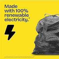 Vista 6 de Bolsas de basura grandes Glad ForceFlex extra fuertes con cordón, para exteriores, C07613, Negro, 1, 1