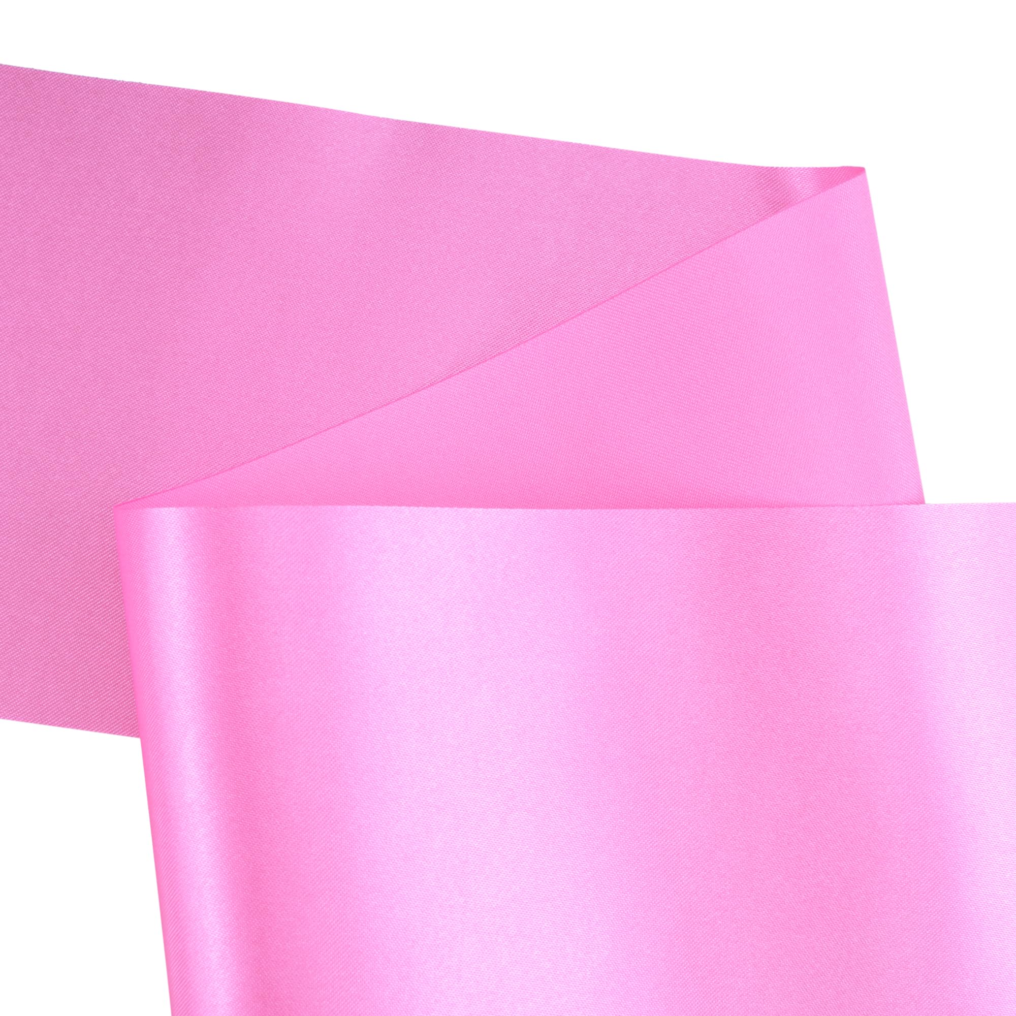 VATIN 4 Inch x 22 Yards Wide Pink Satin Solid Ribbon for Grand Opening Ceremony Chairs, Pageant Sashes, Table, Hair, Car Bows - Image 2