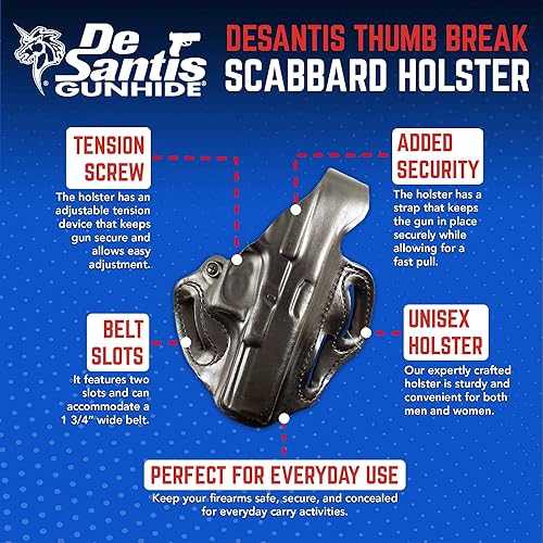 Vista 105 de DeSantis Fundas DeSantis Gunhide Negro
