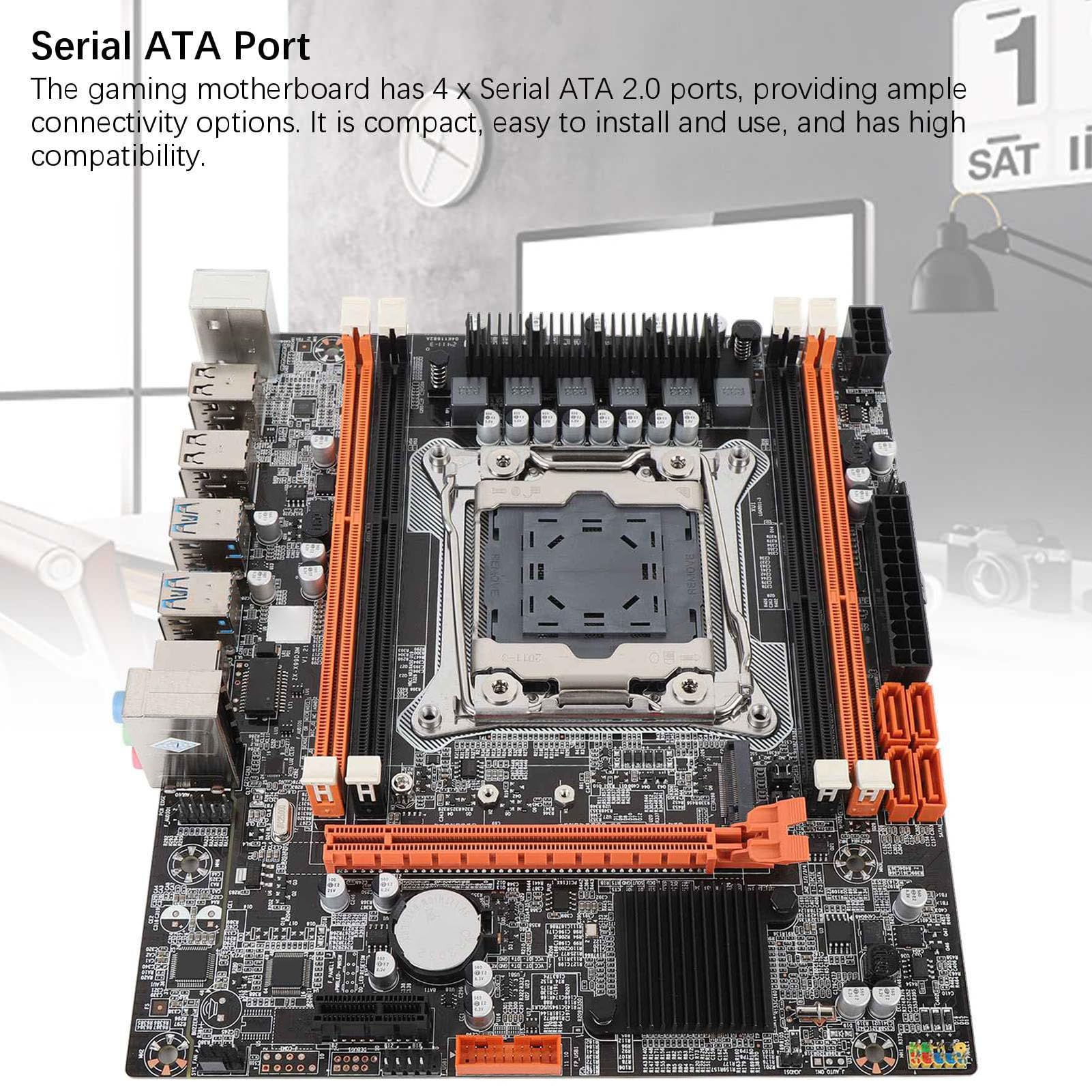 Płyta Główna X99H M ATX, 4 X DDR3 DIMM 128G DDR3 2666 2400 2133 MHz, LGA 2011V3 V4 dla Procesora I7 58xx 68xx, z Portami USB3.0 M.2 NVME HD VGA