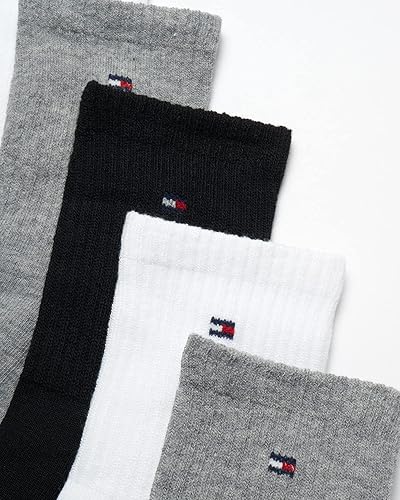 Miniatura 4 de Tommy Hilfiger Calcetines de Cuarto para Hombre - Paquete de 12 Calcetines de Tobillo de Cuarto Acolchados de Rendimiento Atlético para Hombres para