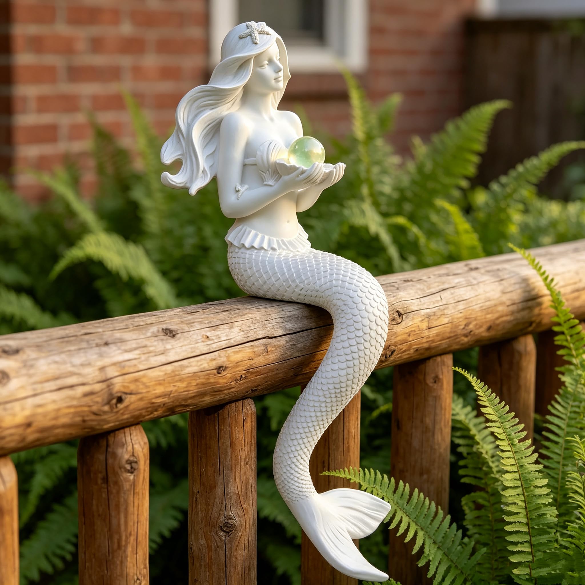 Teaeeno Einzigartige Meerjungfrauen-Aquarium-Dekoration, Meerjungfrau-Statue, Aquarium-Dekoration