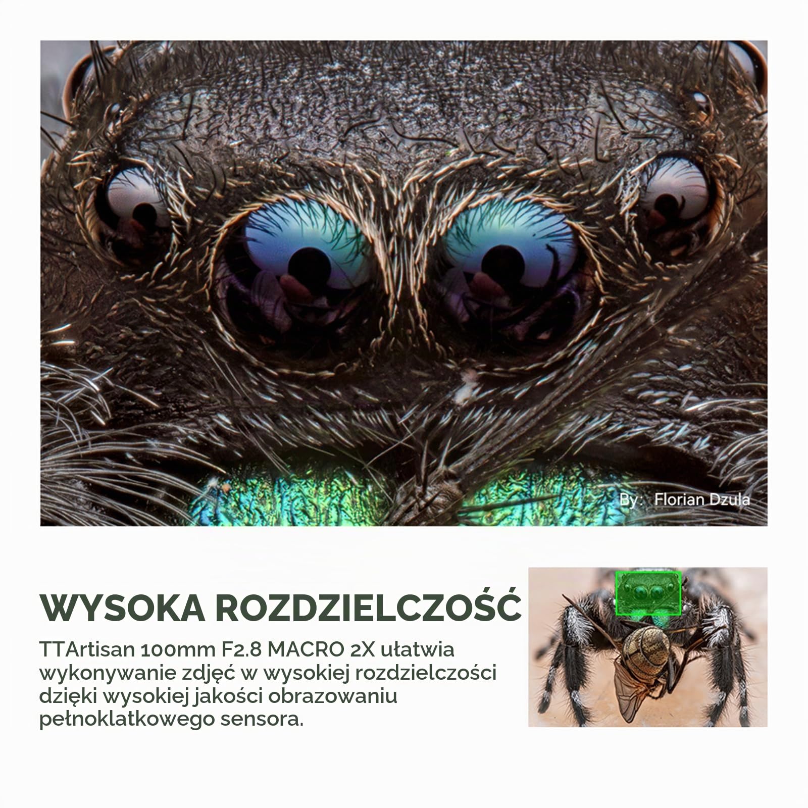 TTARTISAN Obiektyw Makro 100 mm F2.8 E-Mount Full Frame 2x