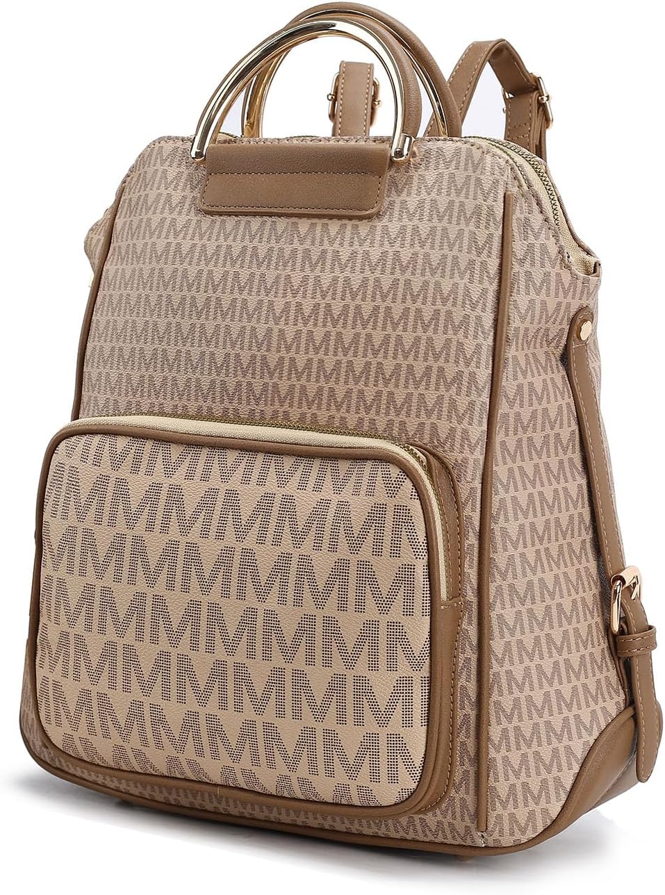 MKF Backpack Purse for Women & Teen Girls – PU Leather Top-Handle Ladies Fashion Travel Pocketbook Bag – Daypack