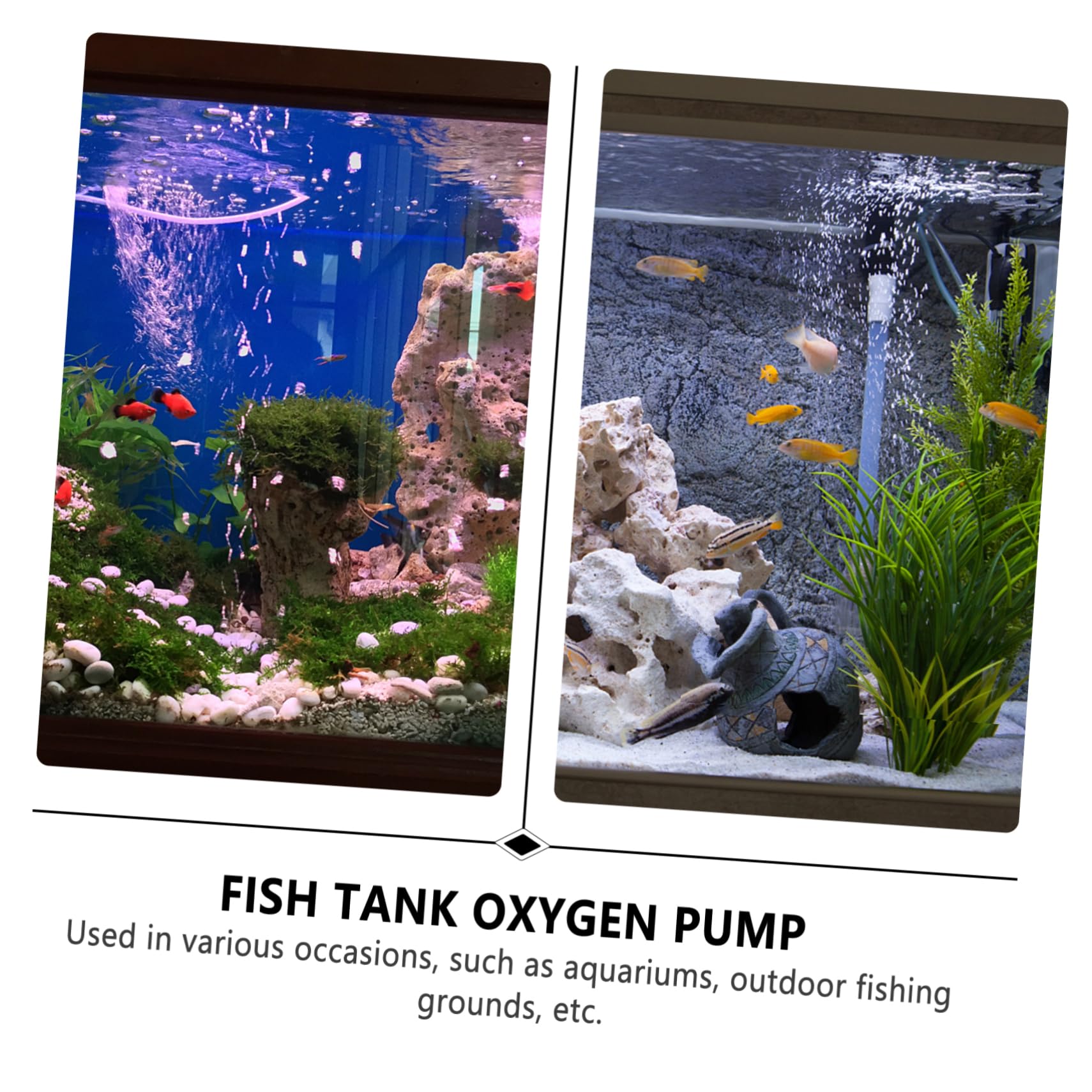 de oxigeno USB de Aire del Acuario de aireador de oxígeno del Tanque de Peces Portable Air Pump Mini Air Pump de Aire para Acuario de Aire portátil