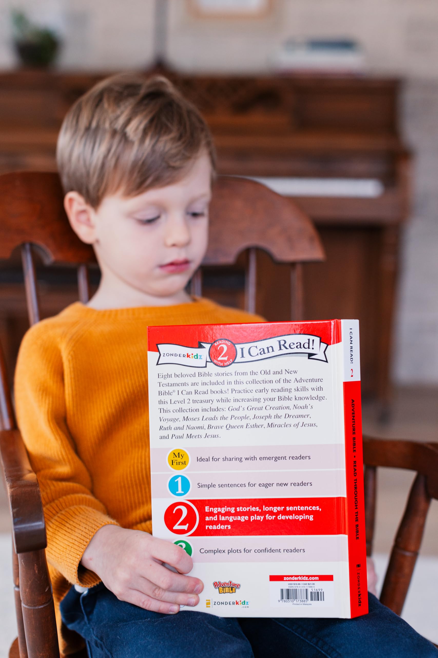 Adventure Bible Read Through the Bible: 8 Bible Stories for Early Readers (Level 2 I Can Read) - Image 7