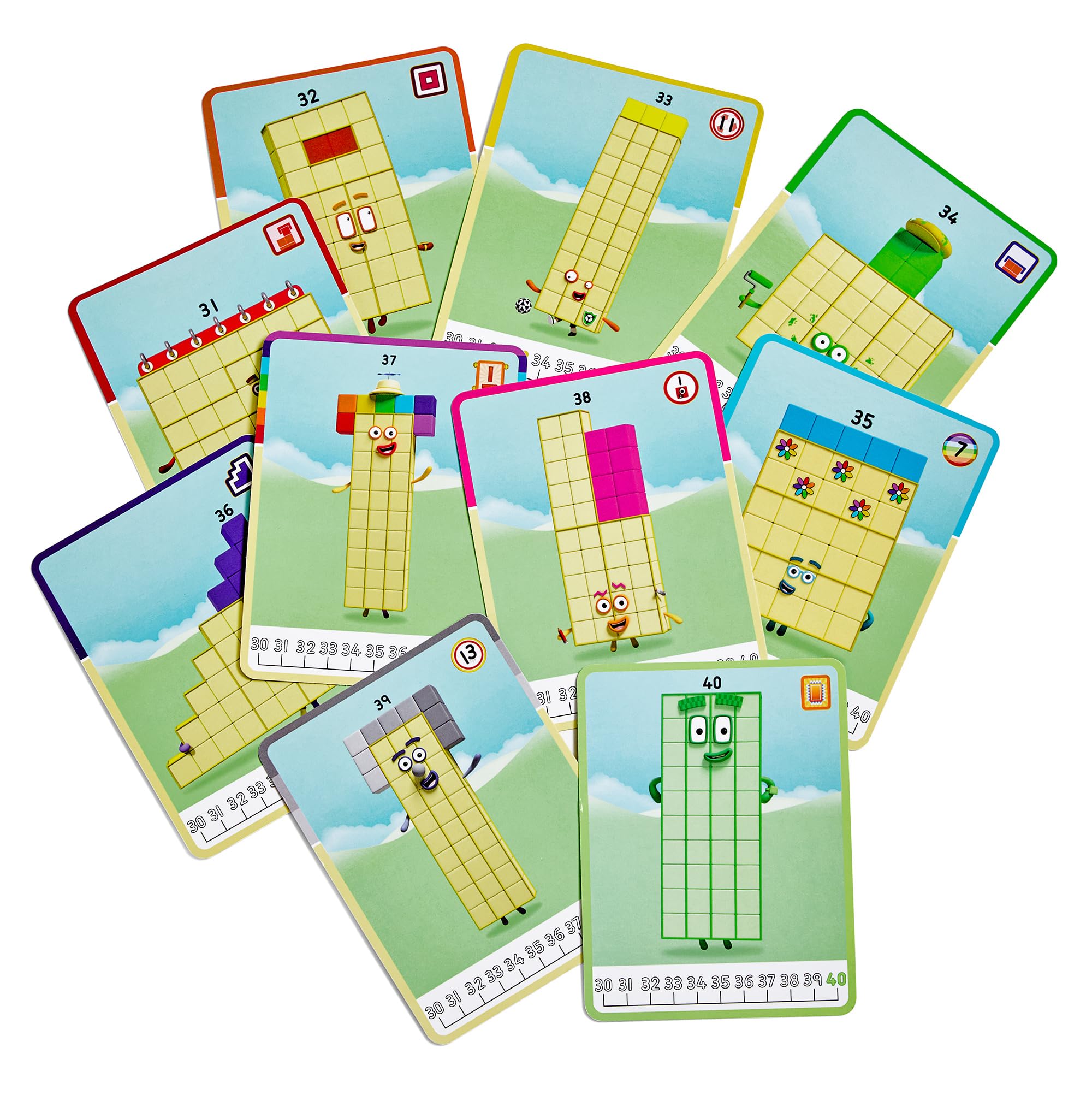 hand2mind Numberblocks 31-40 ブロック玩具 j726 Amazon.com: hand2mind Numberblocks 31-40 MathLink Cubes Activity