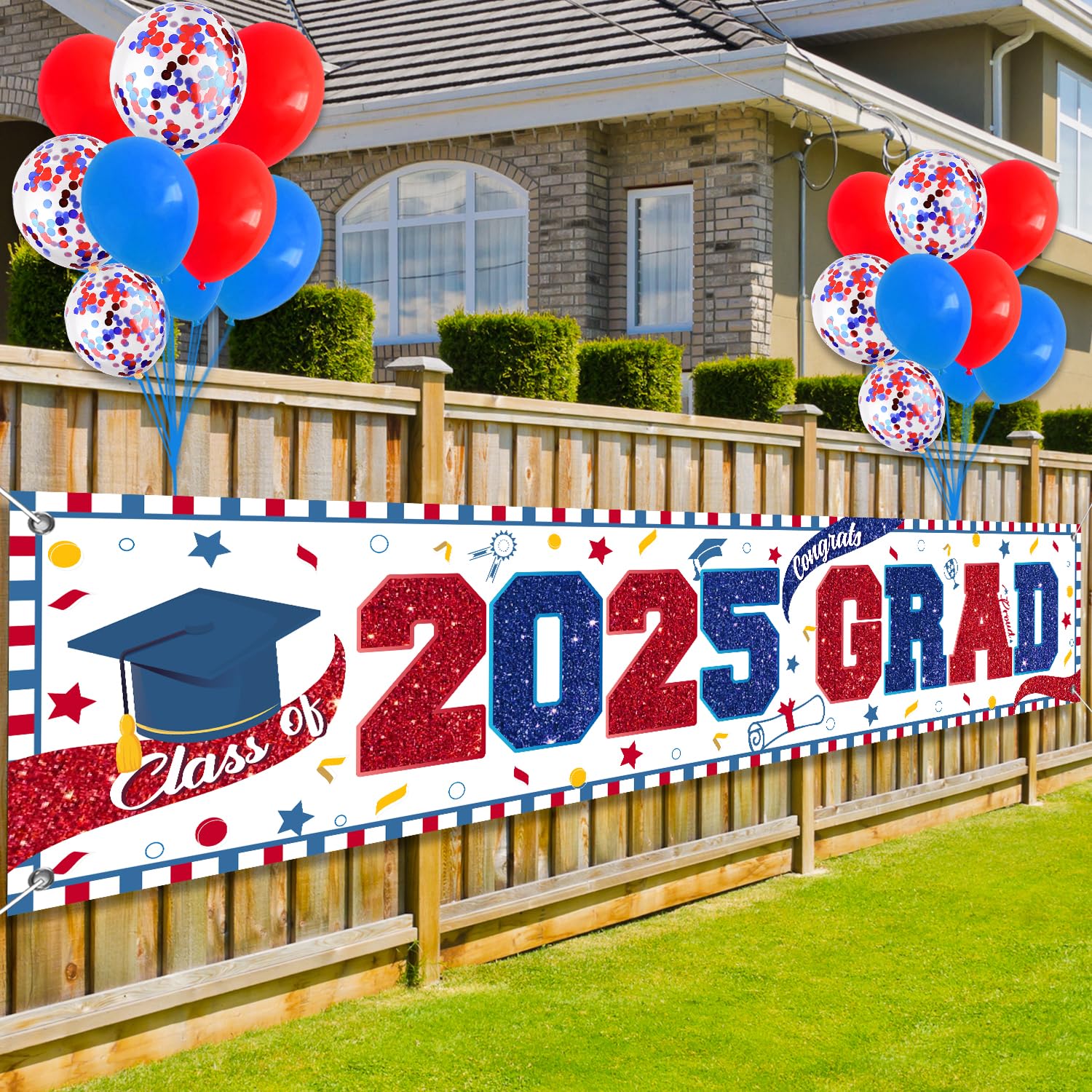 Outdoor Graduation Decorations 2025 Graduation Yard Signs - 10-Piece ...
