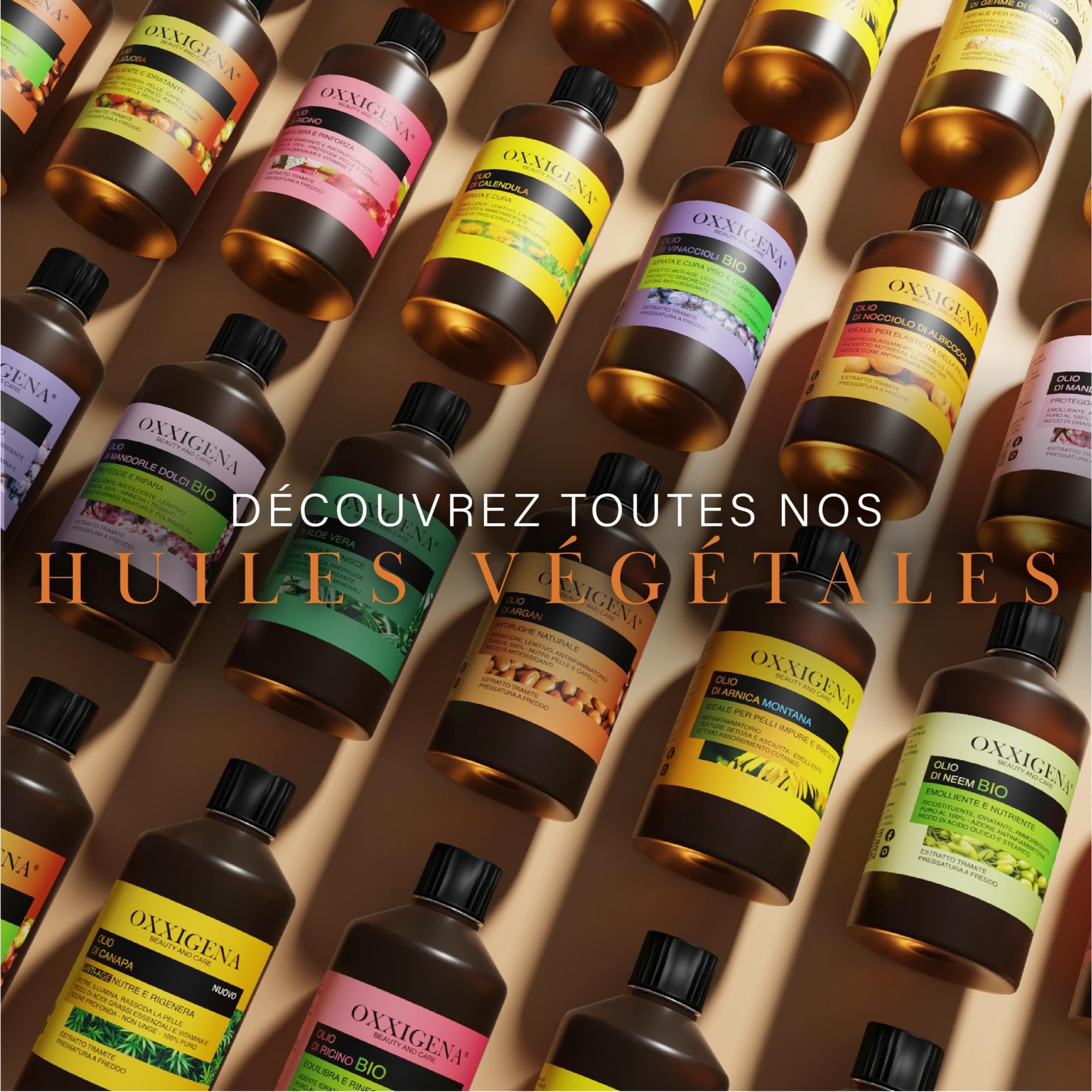 Oxxigena Pure 100% Huile d’Argan Marocaine Biologique - 250 ml - Pressé à Froid - Hydratant, Idéal pour Visage, Cheveux, Peau, Barbe et Cuticule - Végétalien, sans OGM