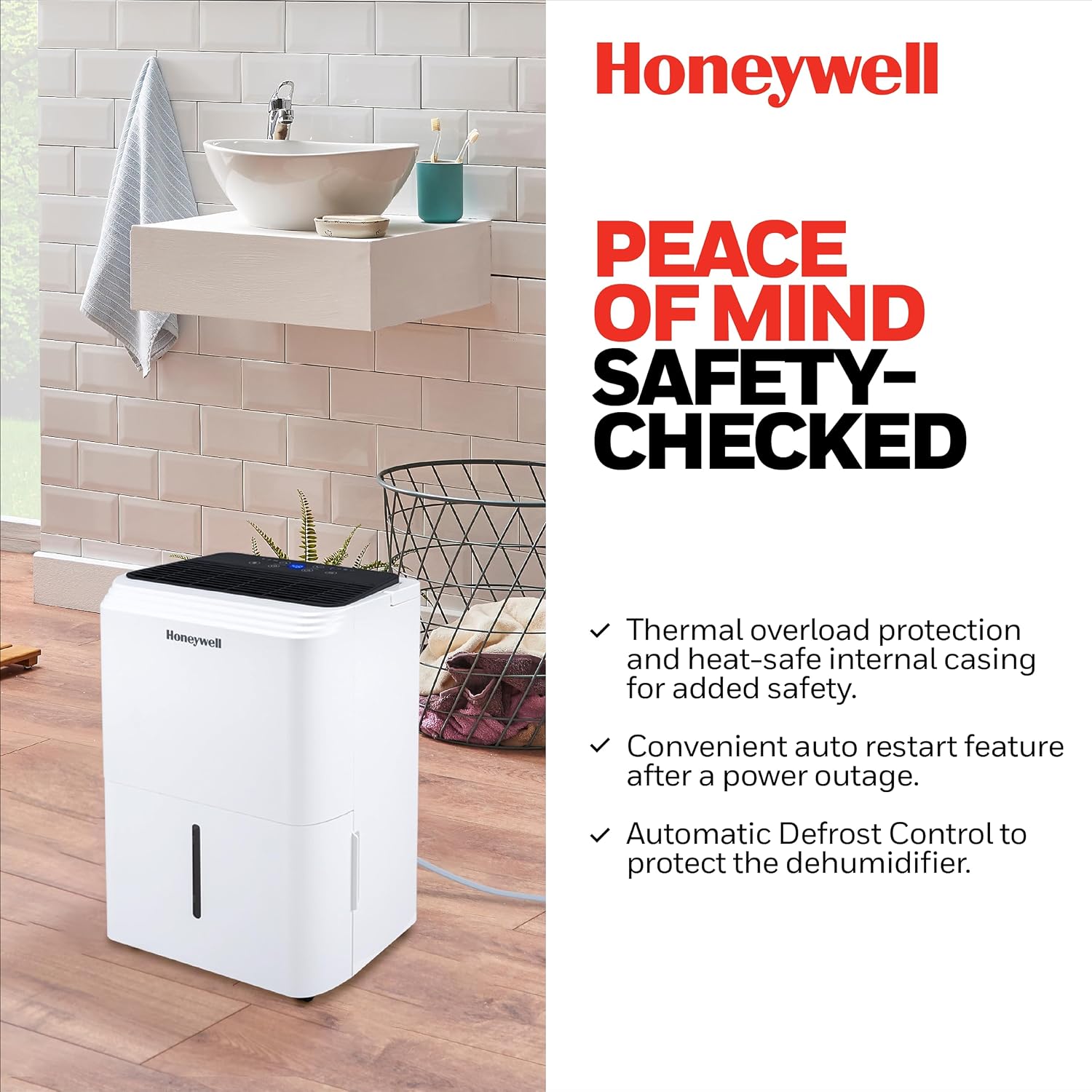 12L/Day Dehumidifier For Home With Digital Display, Lowest Running Co… thumbnail 7