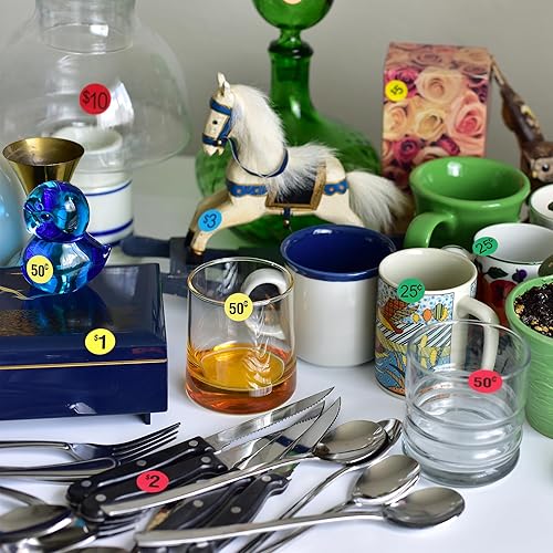 Miniatura 3 de Perco Calcomanías de precio de venta de garaje  Más de 500 calcomanías de precio previo y más de 50 calcomanías en blanco  Etiquetas de precio