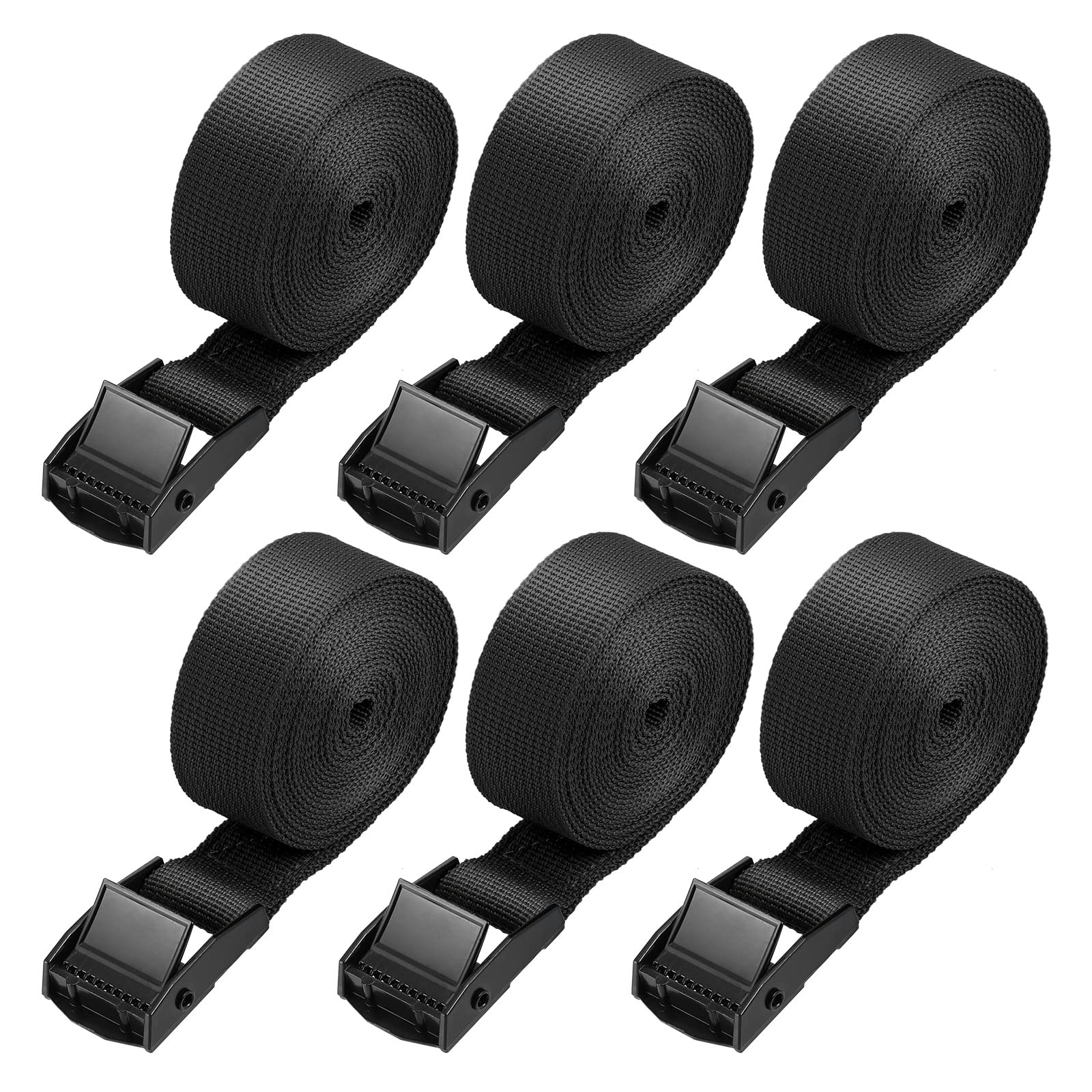 Hejo 10PCS Correa de Amarre,65x2.5CM Verde Ajustable Cinchas de Amarre Pequenas de Metal Aleación con Liberación Rápida A Prueba de Oxido Cinchas para Bicicletas, Motocicletas, Paquetes de Equipaje — view 14