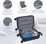 Atlantic Tribute II Hardside Spinner International Carry-On Luggage 20-Inch, Blue