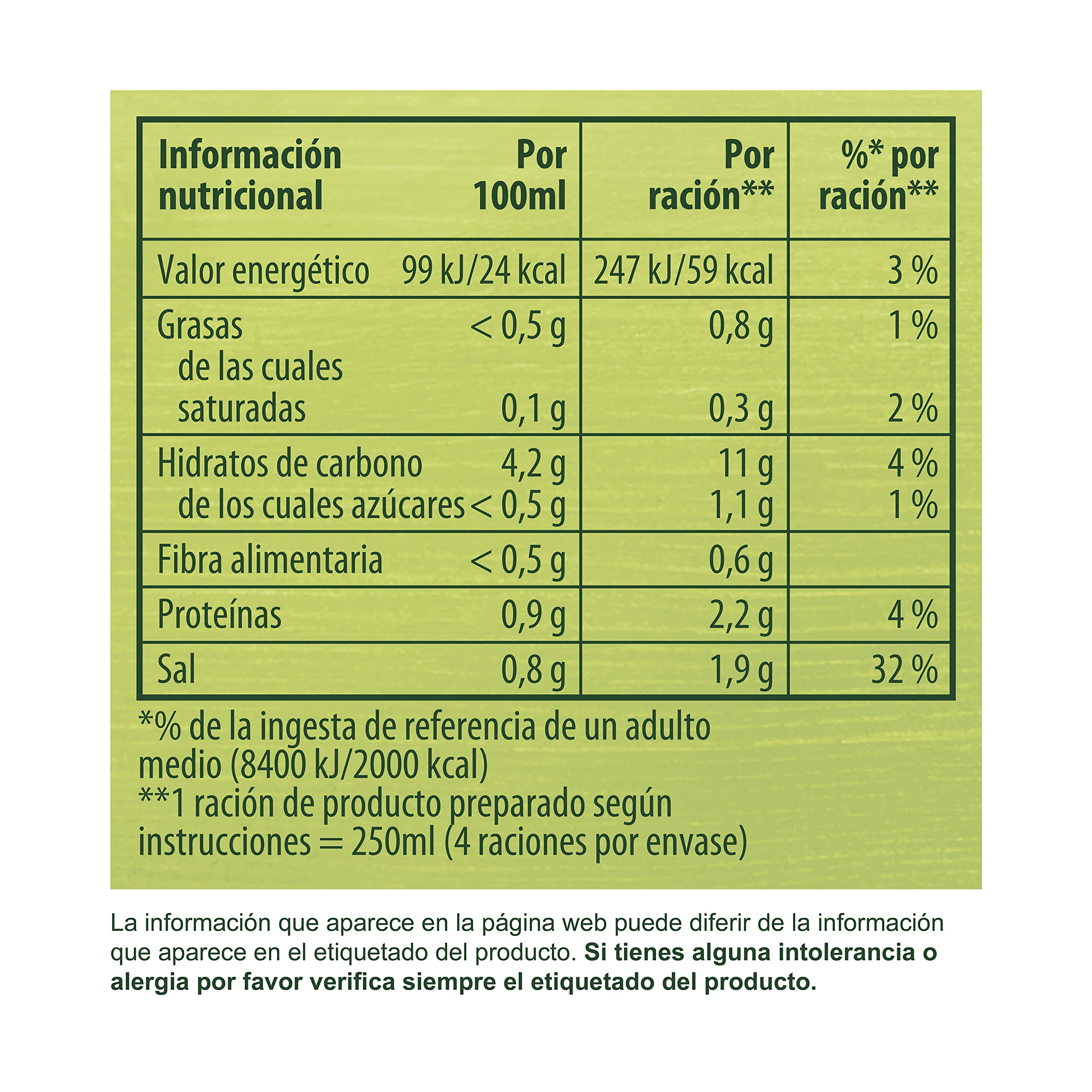 Knorr Sopa Rabo de Buey 71g - Pack de 10 - 2