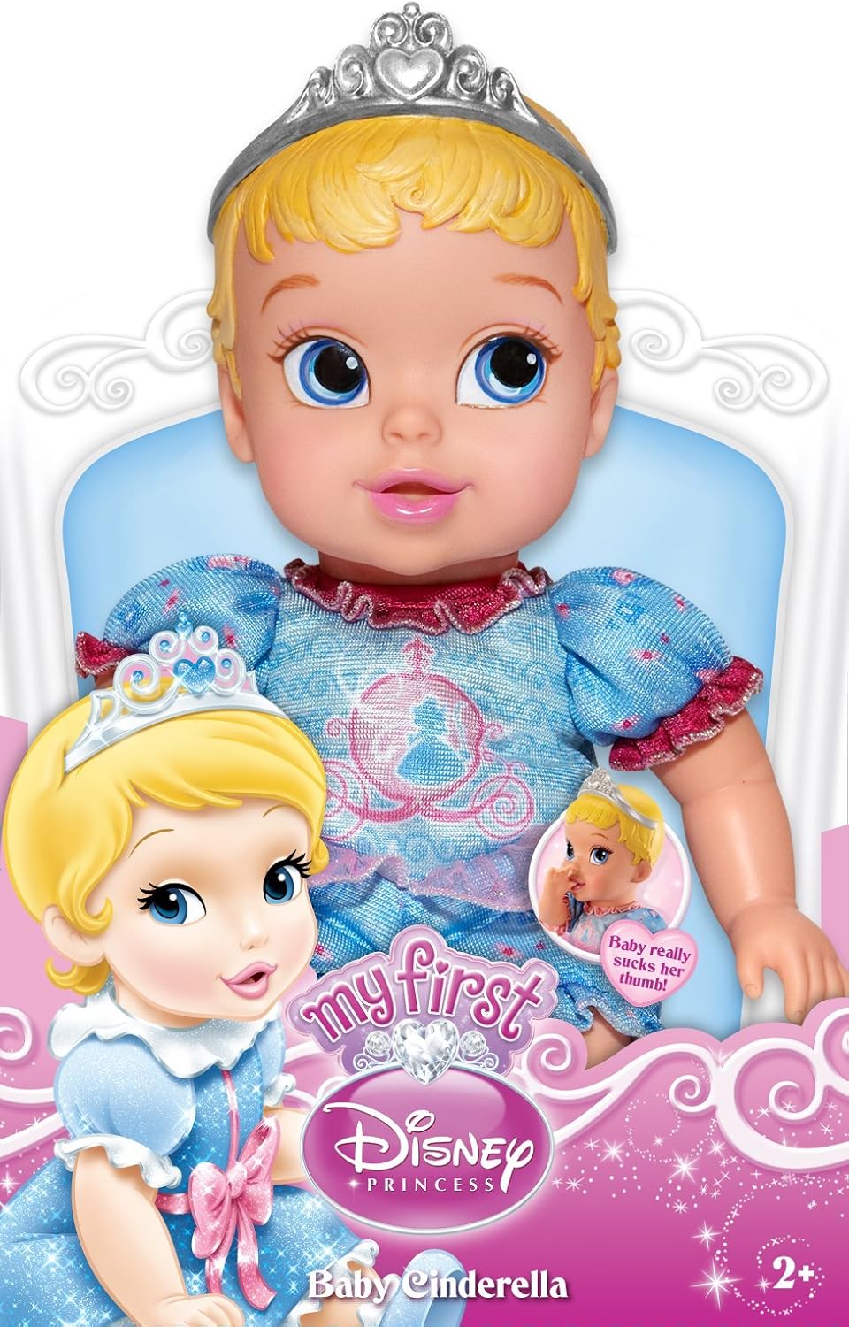 Amazon Com Disney Princess Muneca De Cenicienta De Mi Primer Bebe Juguetes Y Juegos