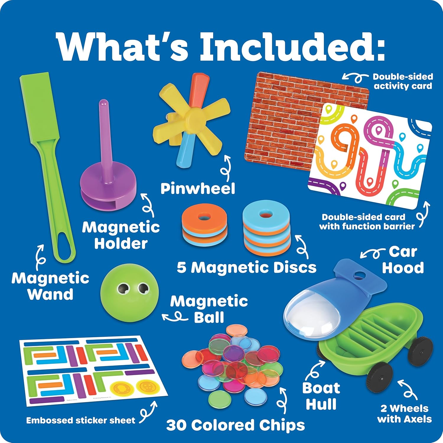 Learning Resources STEM Explorers Magnetworks, Magnetic Science Set, Physics Experiment Toys for Kids, Kindergarten and Preschool Classroom, Force and Motion Kit for Boys and Girls, Ages 5 and Up - Image 6